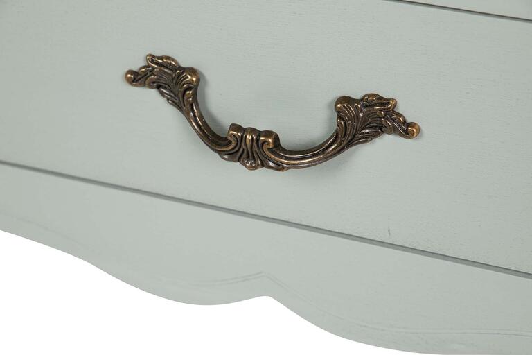 MESITA DE NOCHE 1 CAJON PINO MDF GRIS 45x35x75 CM