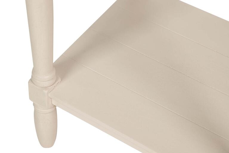 MESITA DE NOCHE 1 CAJON PINO MDF BEIGE 45x35x75 CM