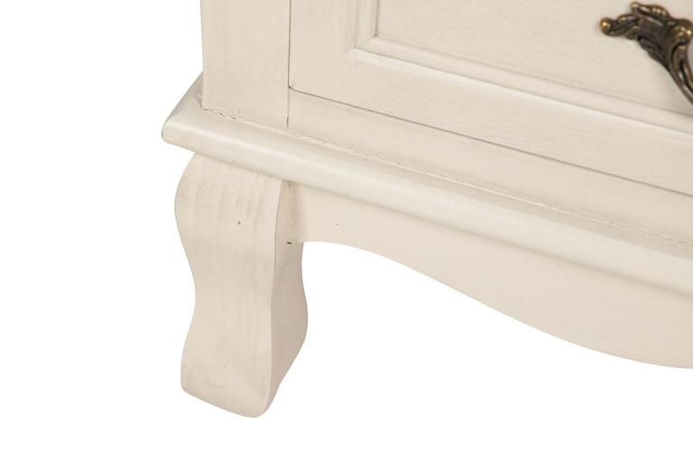 MESITA DE NOCHE PINO MDF BEIGE 43x33x66 CM