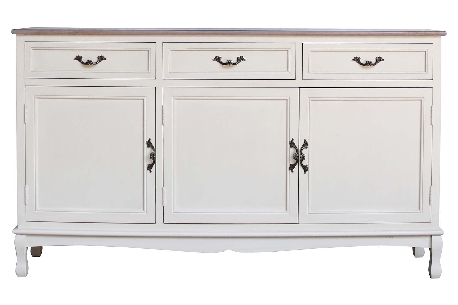 APARADOR PINO MDF BEIGE 150x28x81 CM