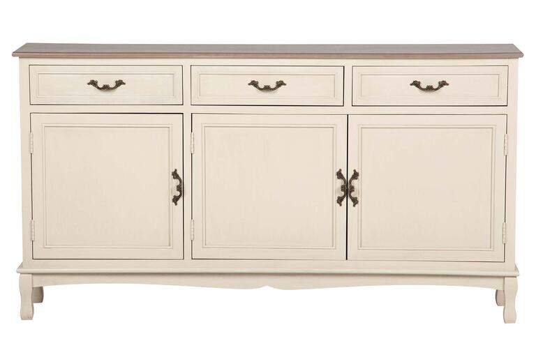 APARADOR PINO MDF BEIGE 150x28x81 CM