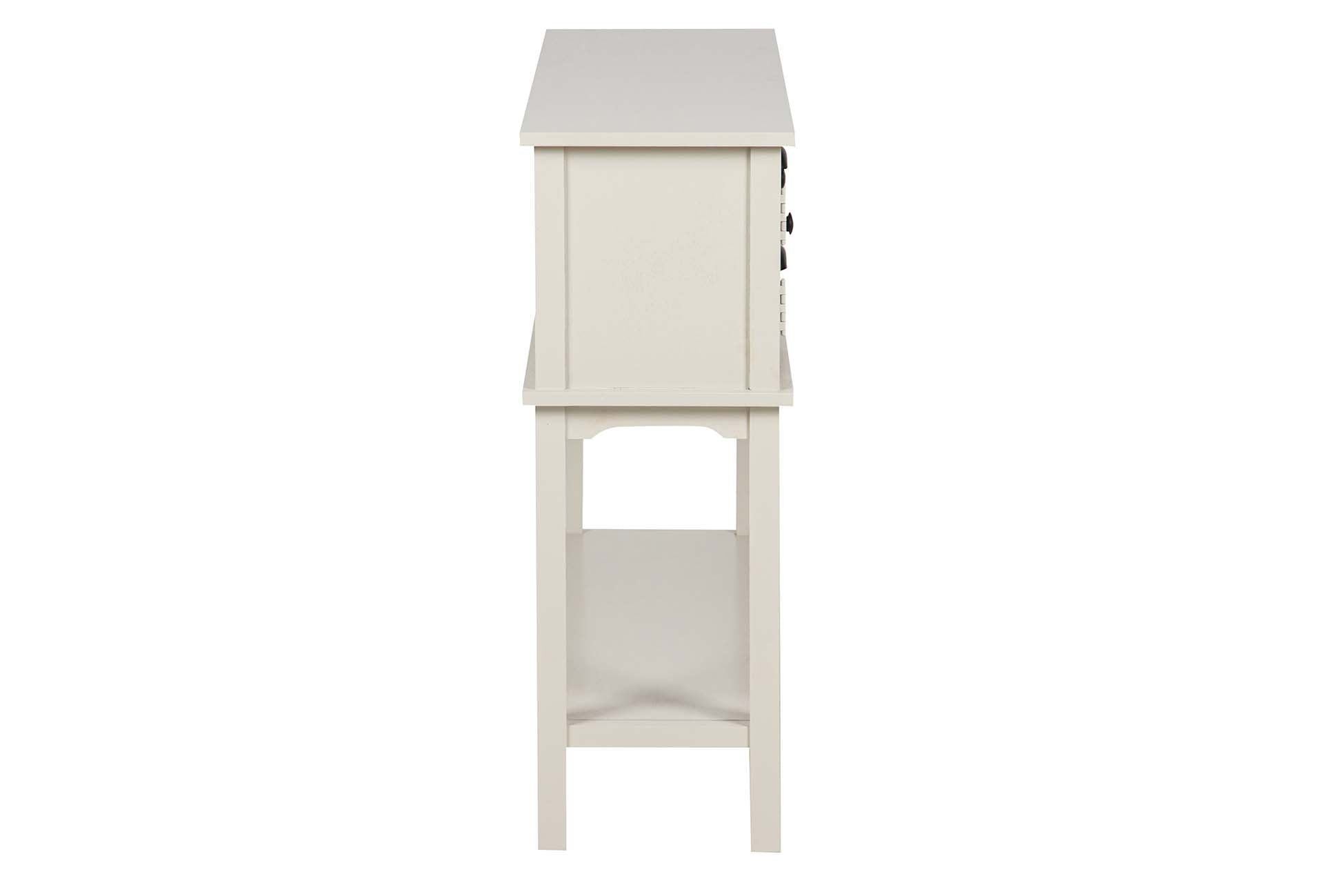 CONSOLA PUERTAS CAJONES PINO MDF 106x30x81 CM