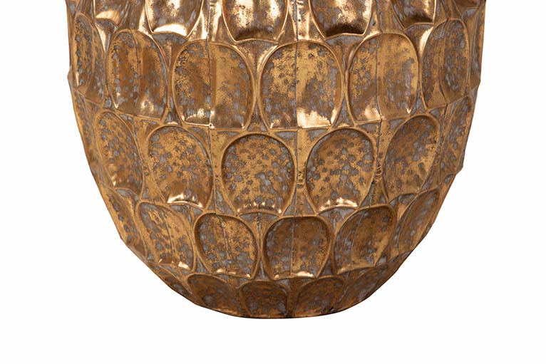 CONJUNTO DE 3 VASOS DE METAL 38x38x37 30x30x29 23x23x24CM