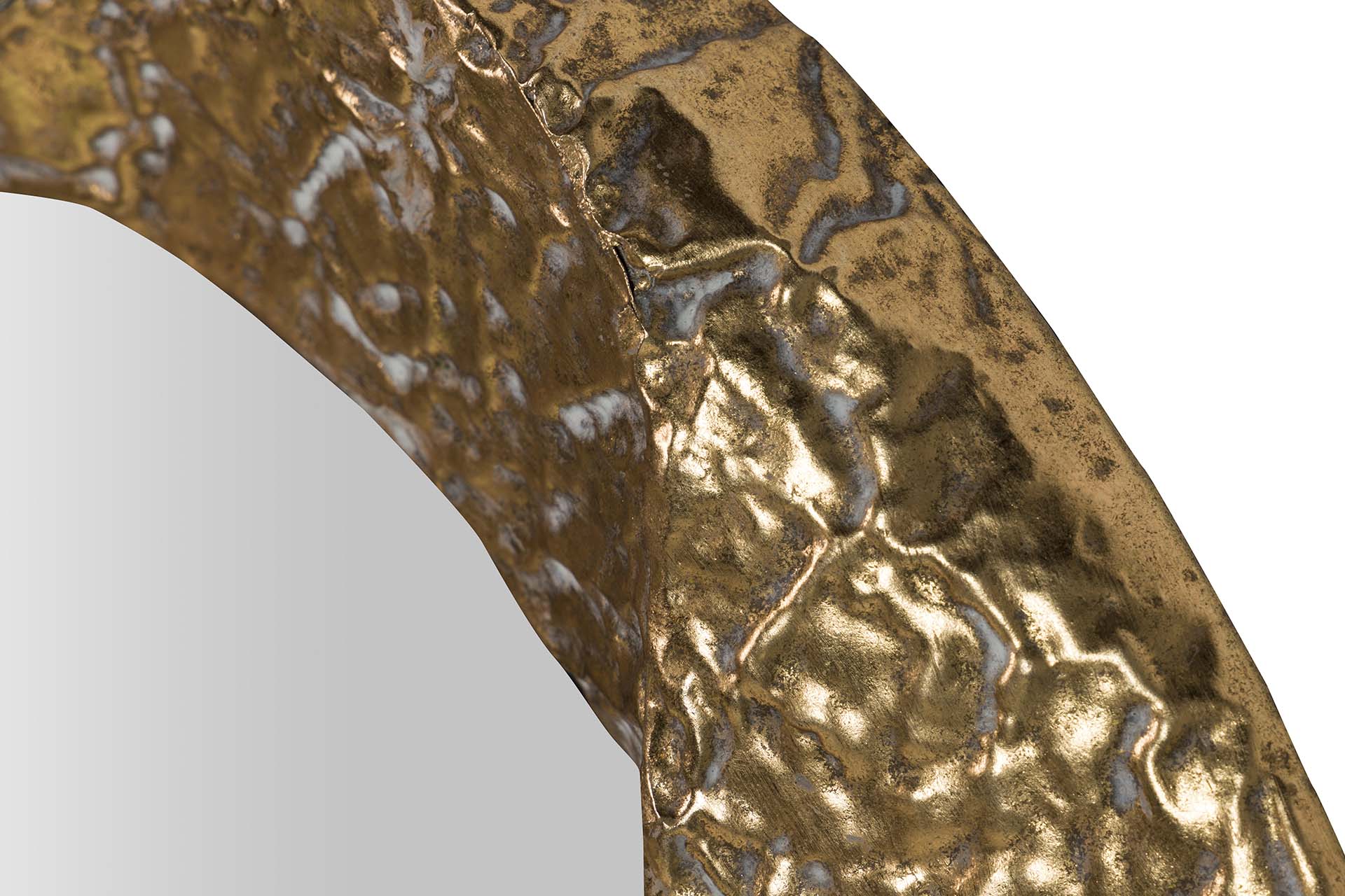 ESPELHO DE METAL DOURADO 104x7x104 CM