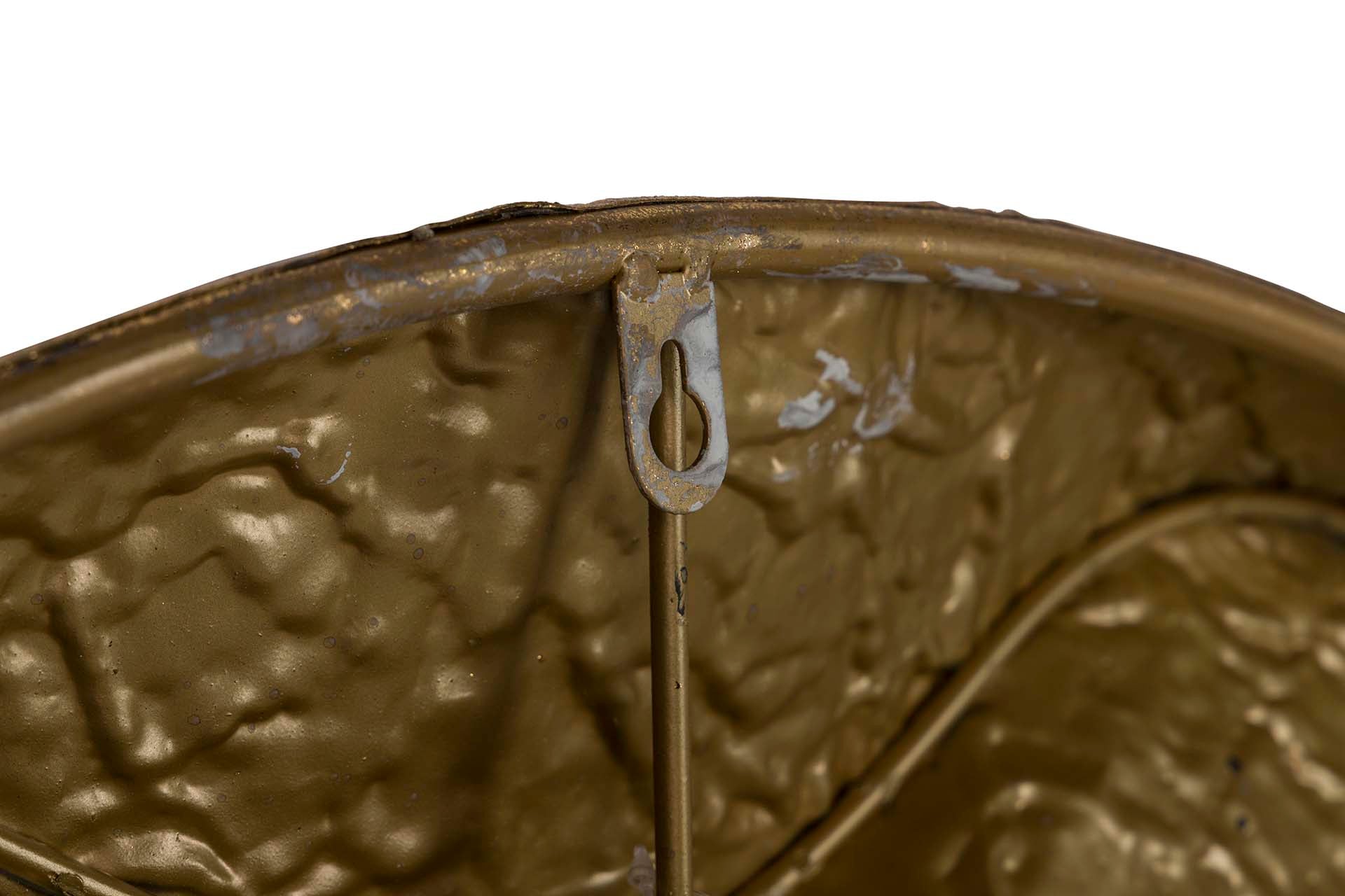ESPELHO DE METAL DOURADO 104x7x104 CM