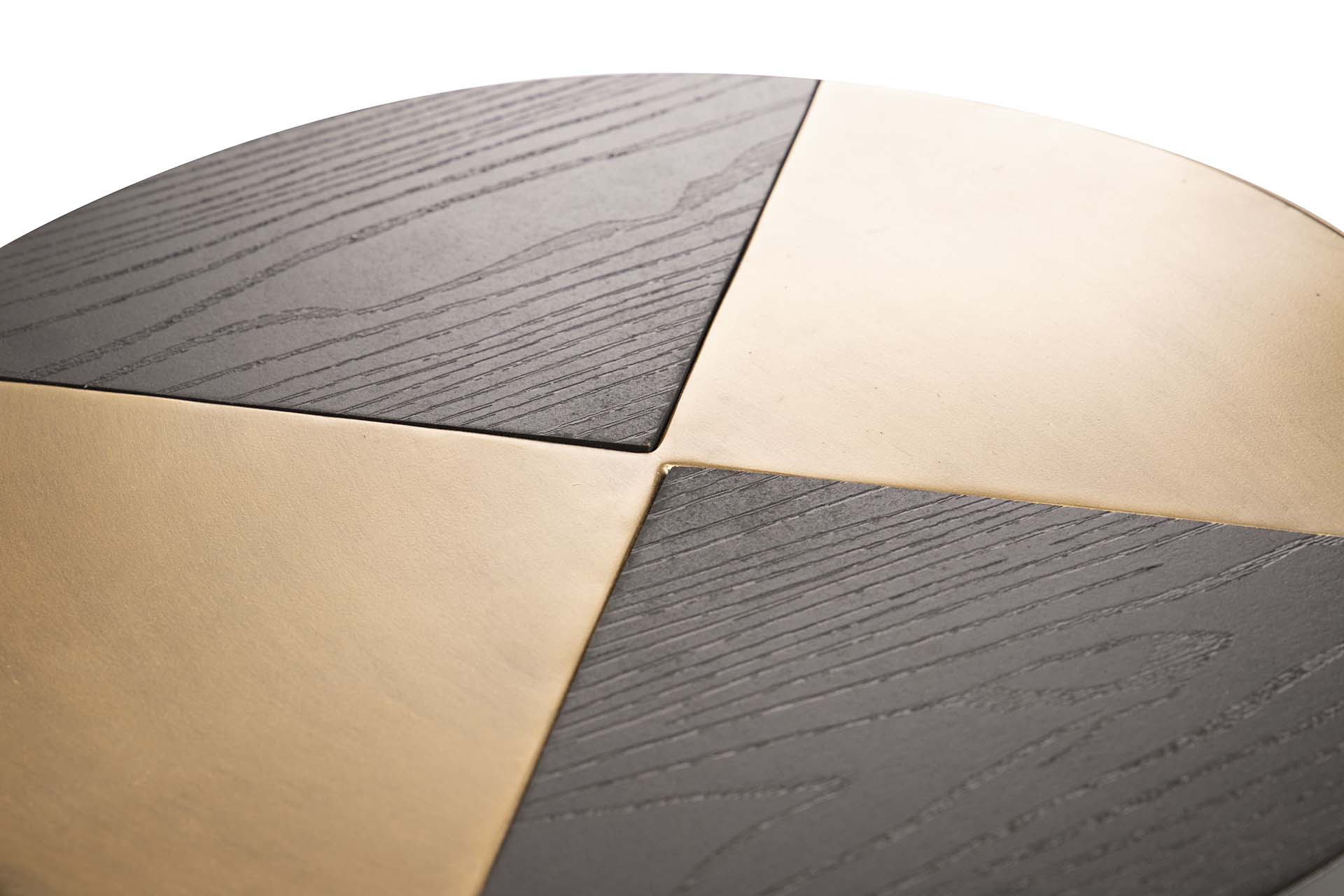 GOLDEN METAL AUXILIARY TABLE 40x40x50 CM