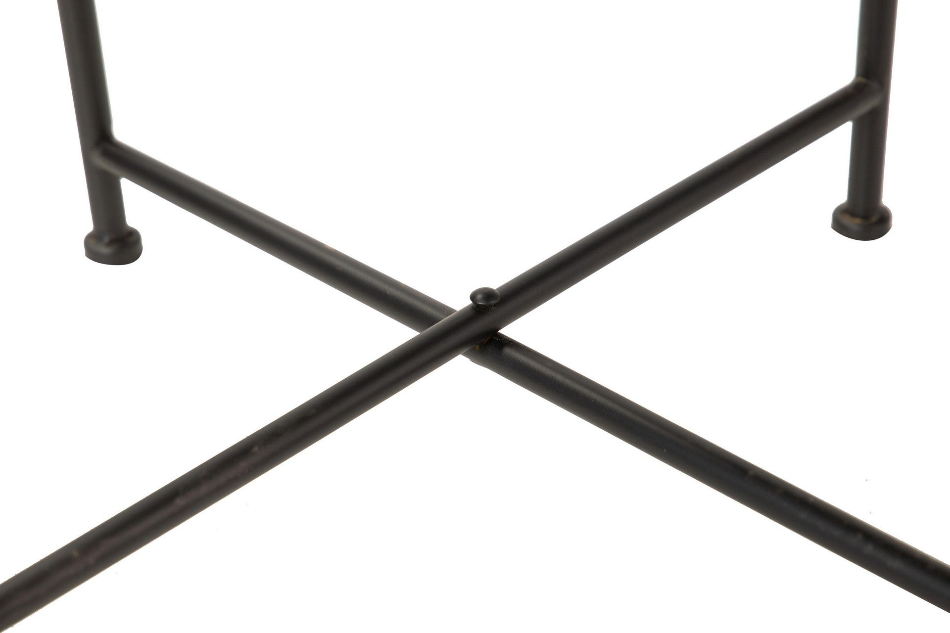 MESA AUXILIAR METAL DOURADO 40x40x50 CM