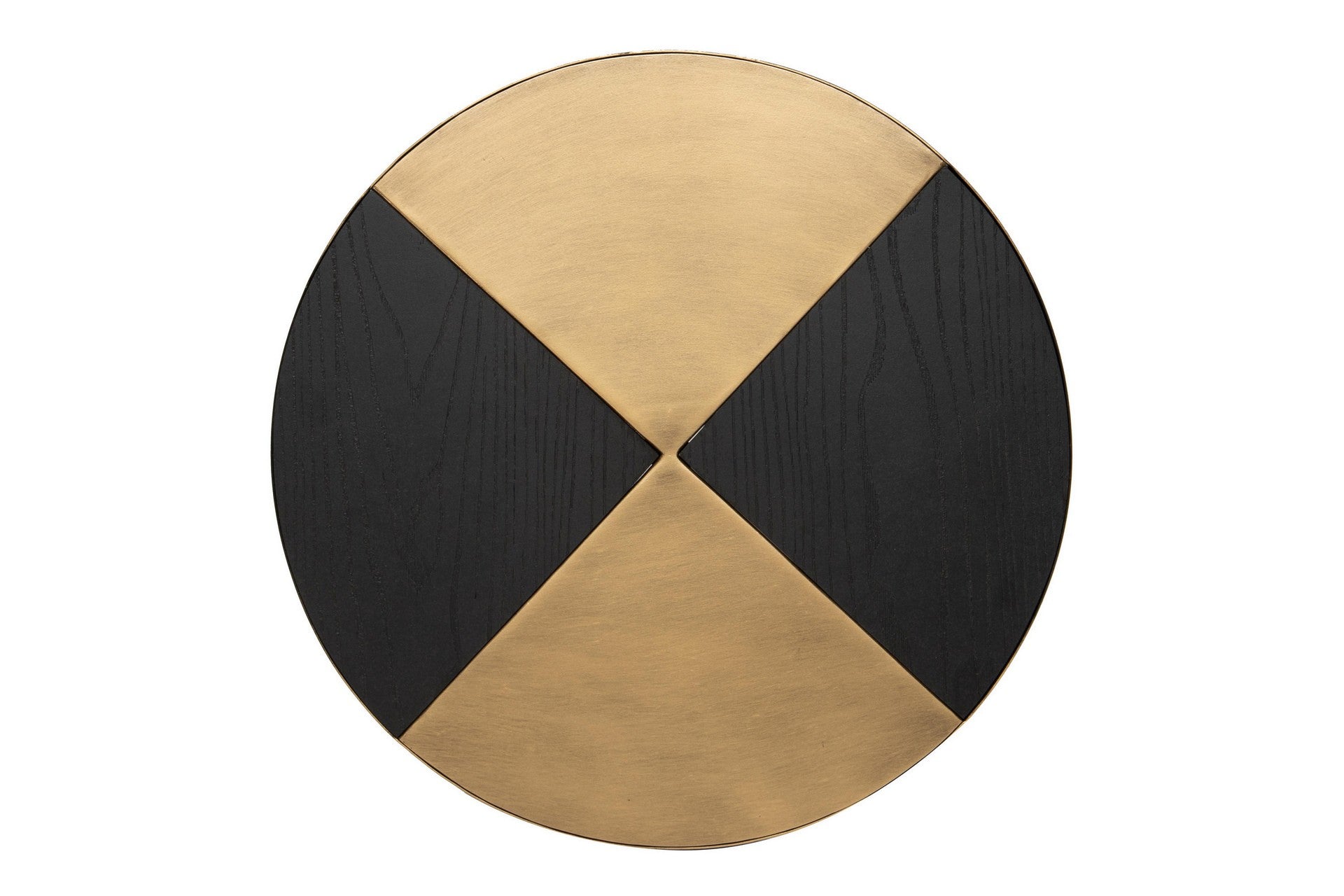 MESA AUXILIAR METAL DOURADO 40x40x50 CM