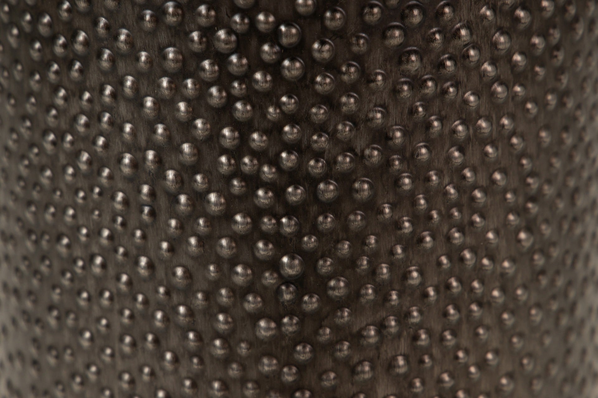 BROWN METAL VASE 20x20x67 CM