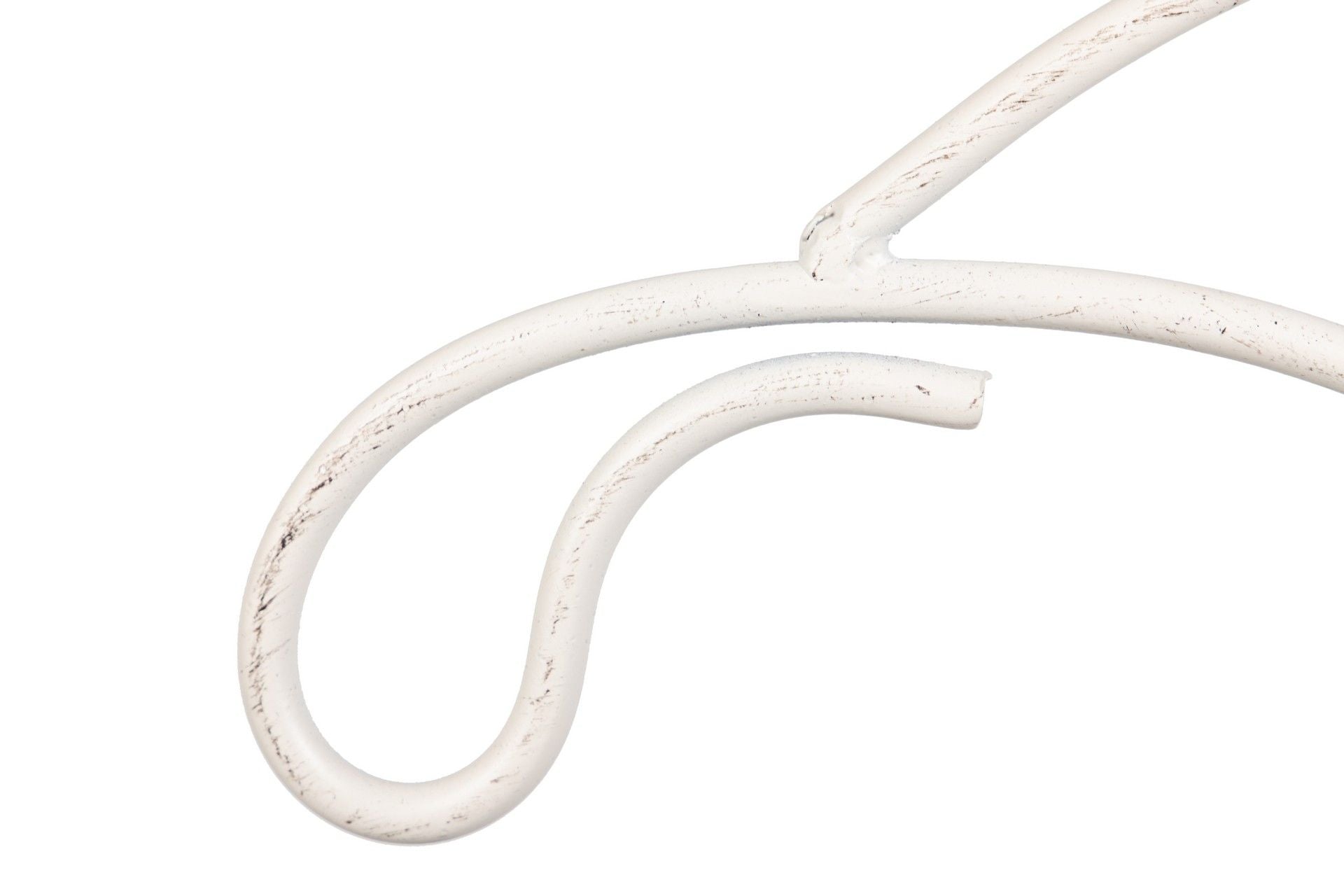 ANTIQUE WHITE FORGED GALAN 46x28x98 CM