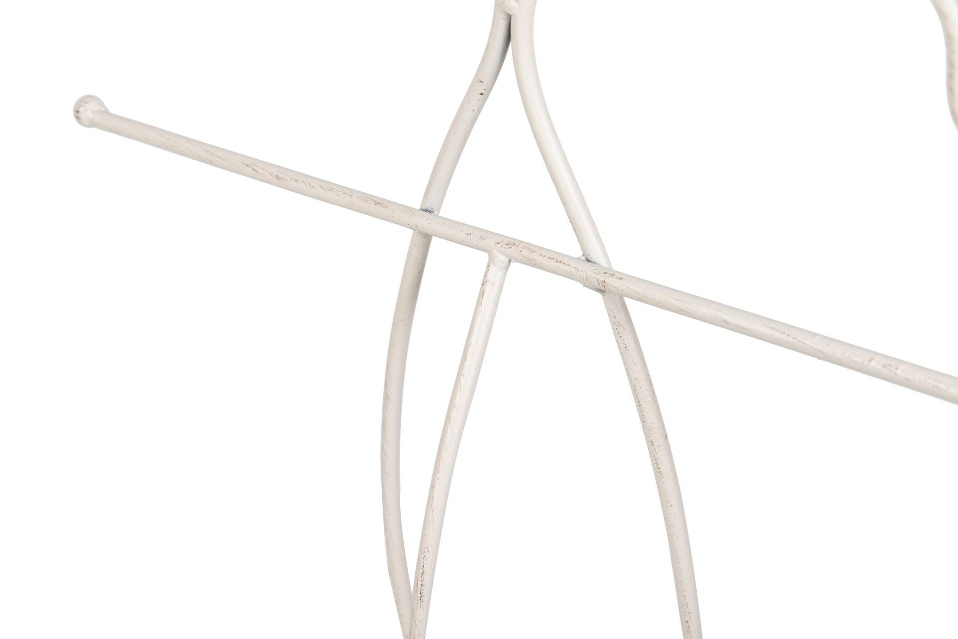 ANTIQUE WHITE FORGED GALAN 46x28x98 CM