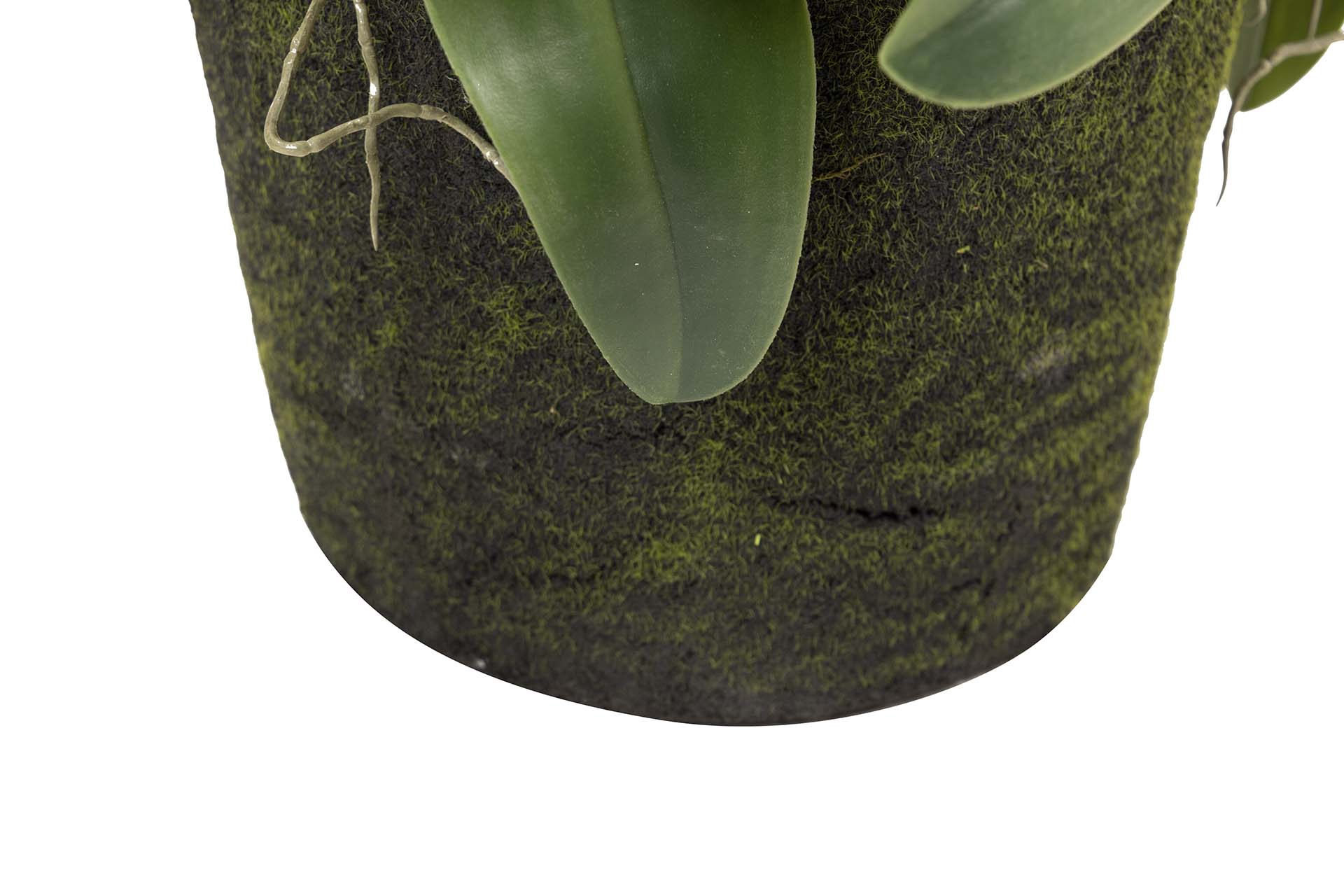 ORQUÍDEA DE POLIÉSTER BRANCA 70x70x155 CM
