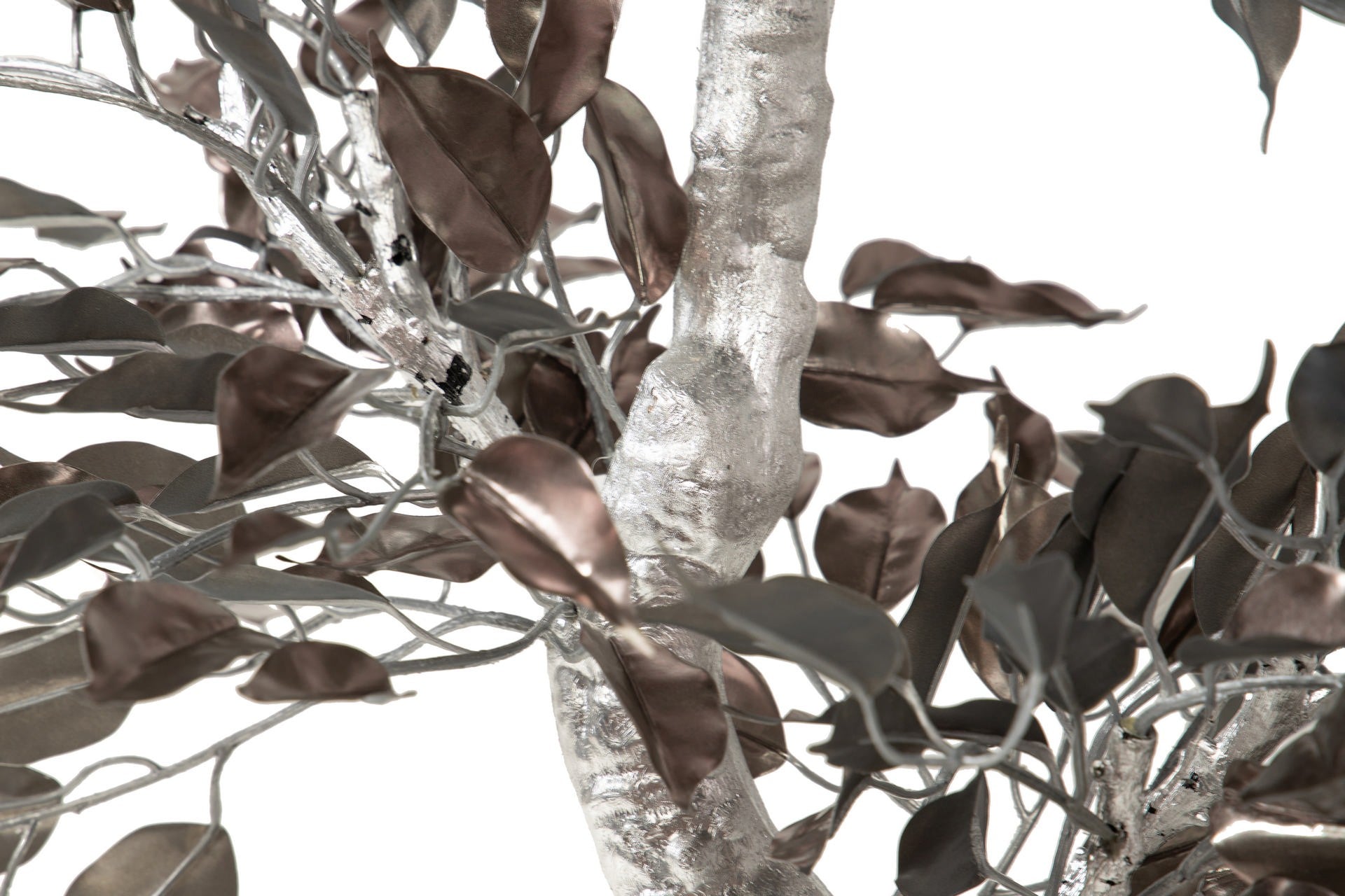 SILVER BONSAI TREE WITH POT 75x50x120 CM