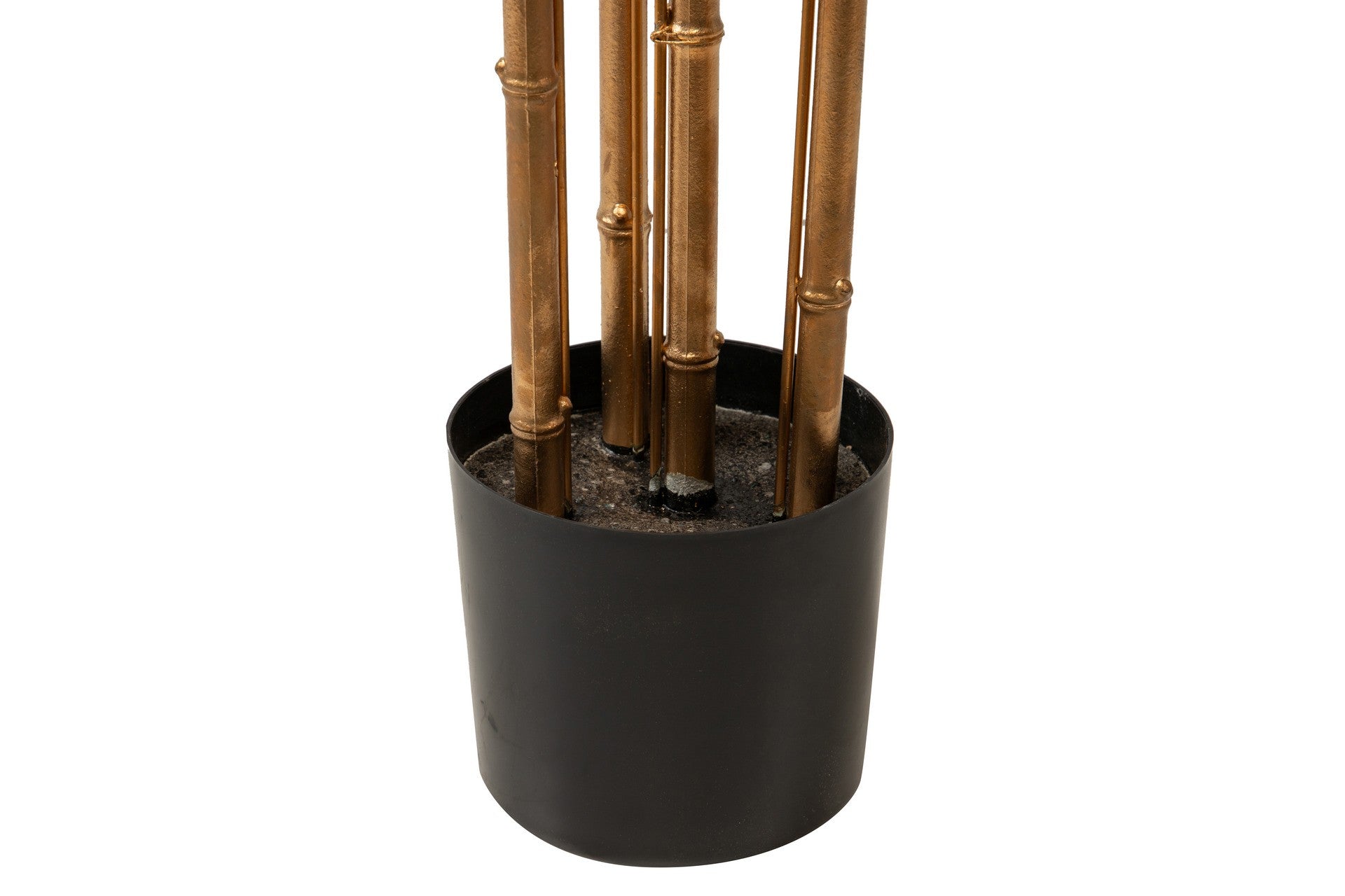 GOLDEN BAMBOO TREE WITH POT 78x51x167 CM