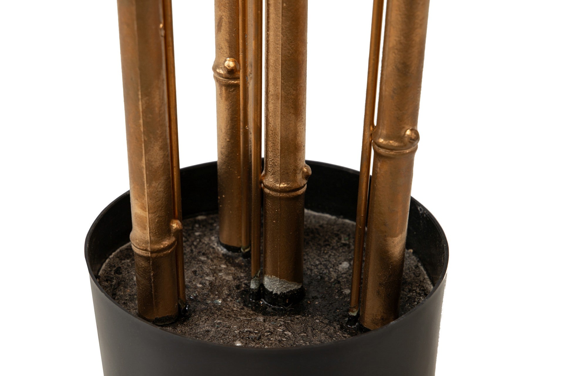 GOLDEN BAMBOO TREE WITH POT 78x51x167 CM