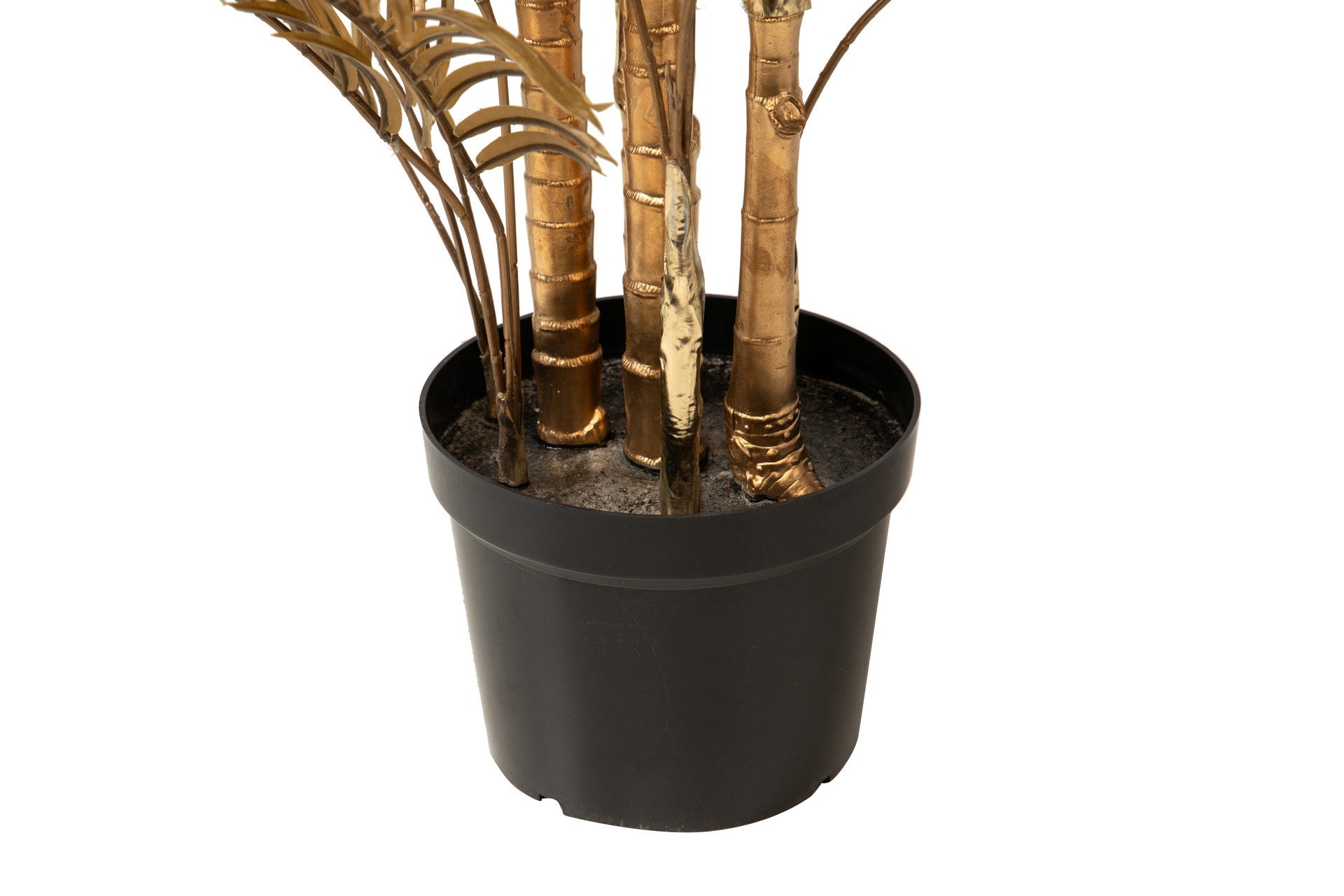 PALMEIRA DOURADA COM VASO 82x60x135 CM