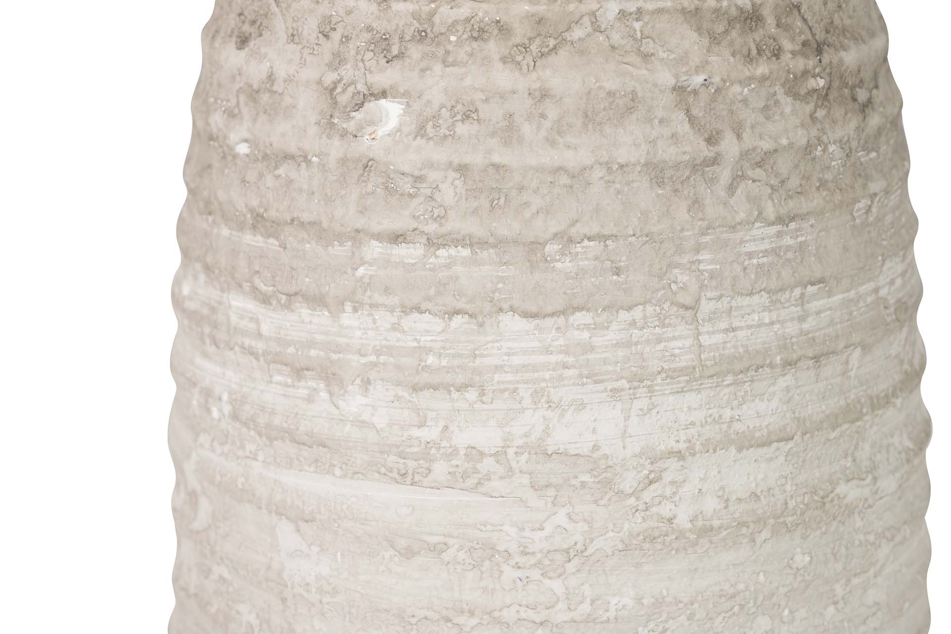 LAMPARA SOBREMESA CERAMICA GRIS 40x40x75 CM