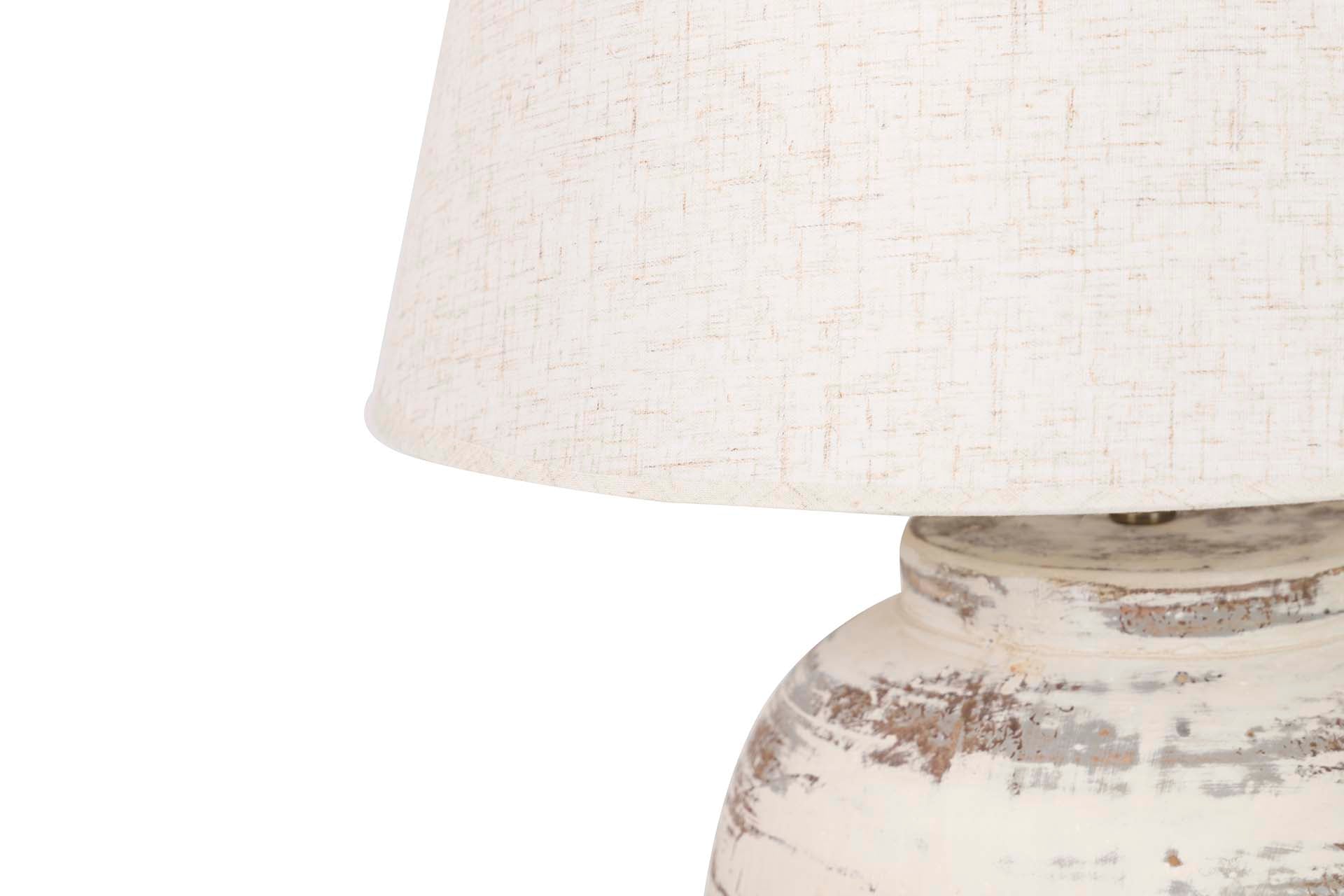 GRAY CERAMIC TABLE LAMP 40x40x68 CM