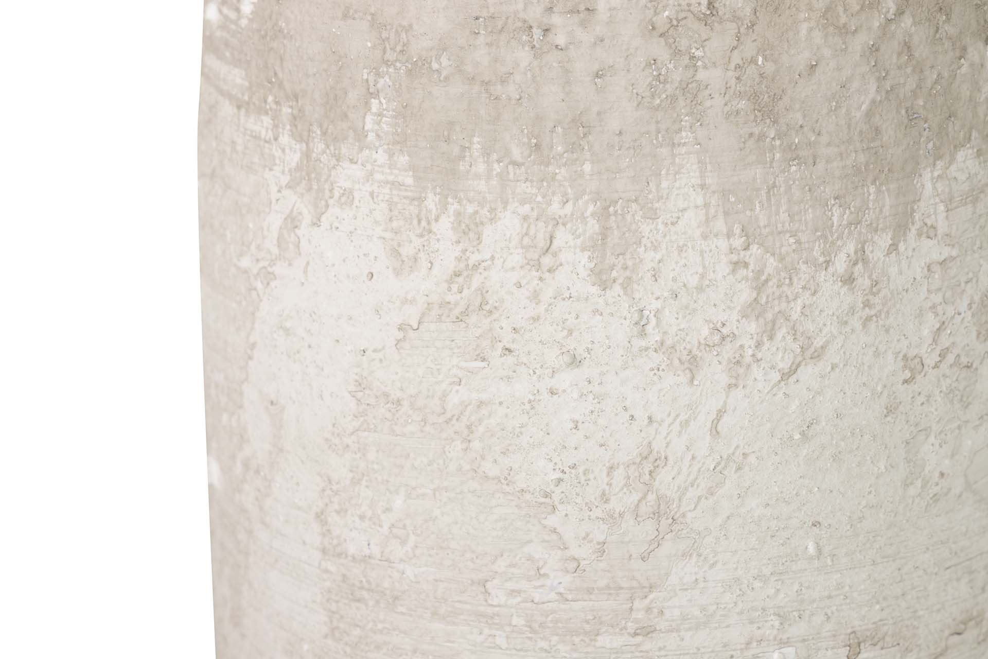 LAMPARA SOBREMESA CERAMICA GRIS 40x40x75 CM