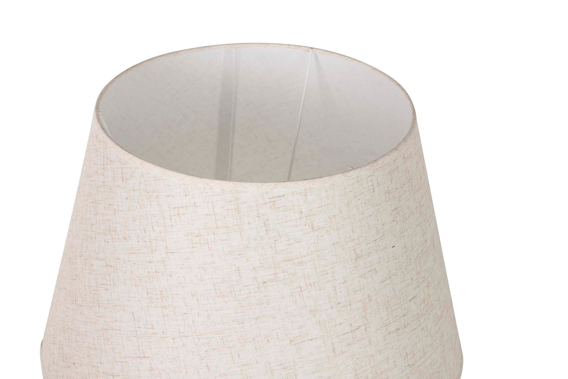 CANDEEIRO DE MESA DE CERÂMICA CINZA 40x40x75 CM