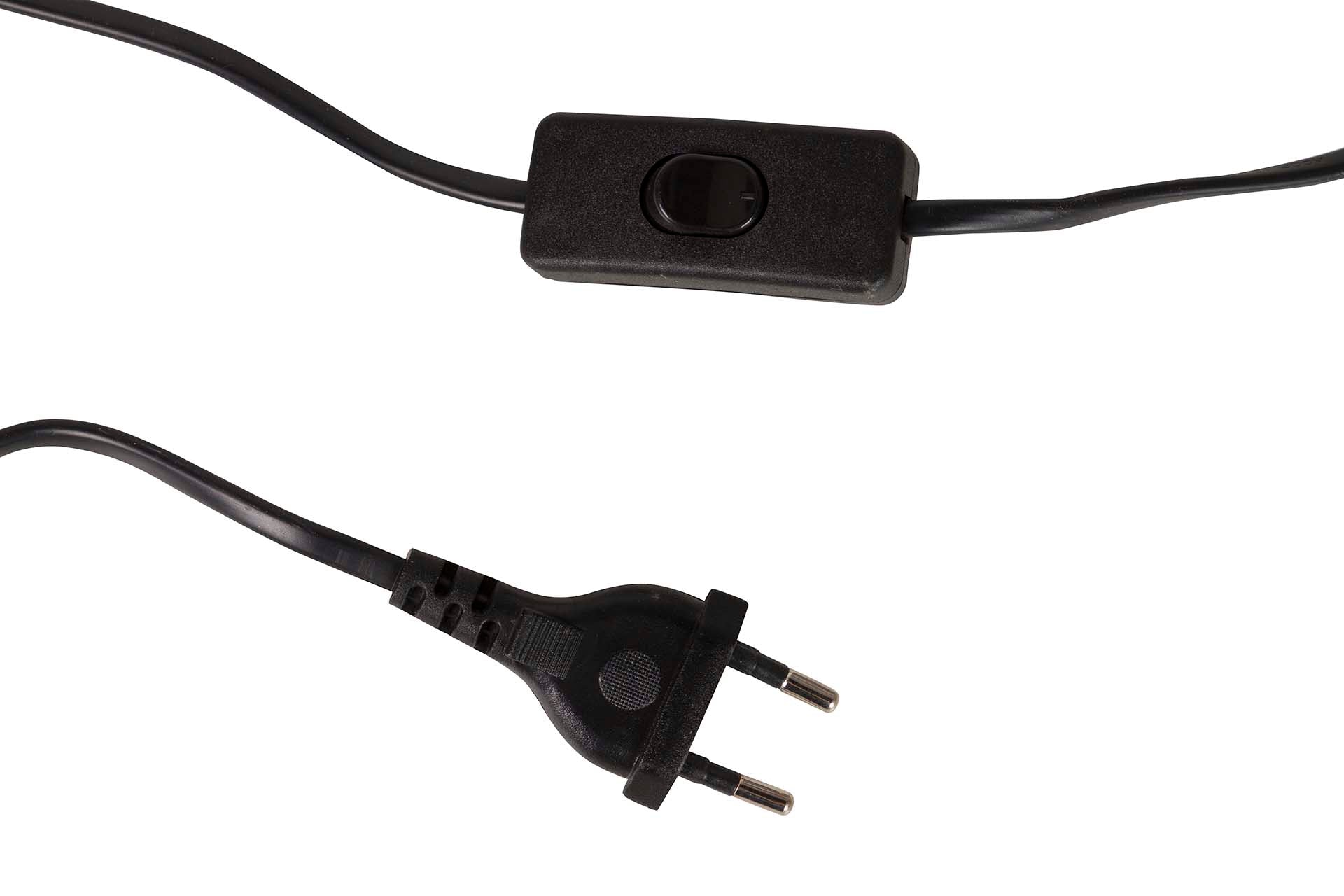 CANDEEIRO DE MESA DE CERÂMICA CINZA 40x40x75 CM