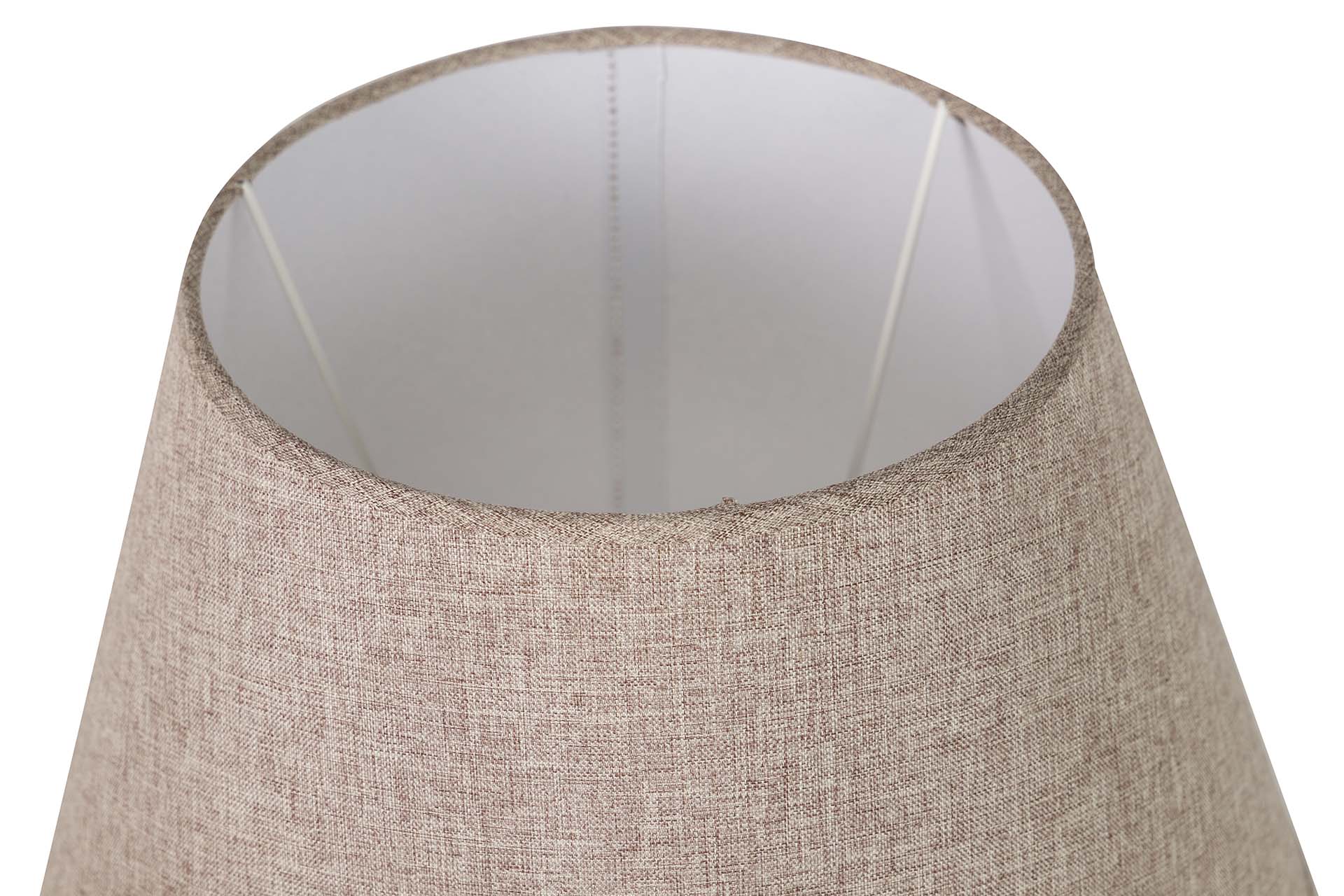 LAMPARA SOBREMESA CERAMICA MARRON 30x30x47 CM - Min.2 uds