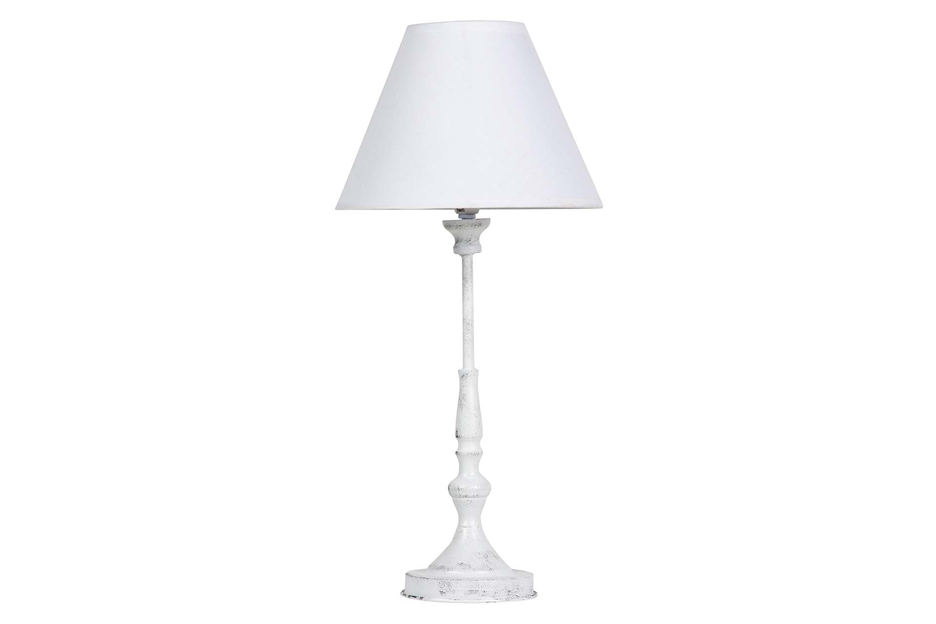 LAMPARA DE SOBREMESA METAL GRIS 23x23x49 CM - Min.2 uds