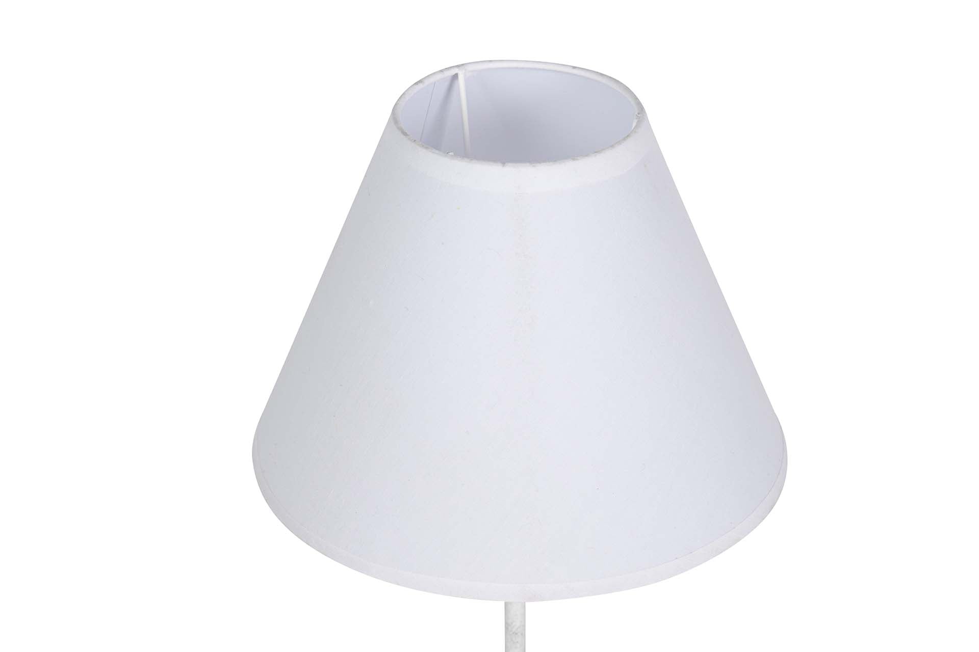 LAMPARA DE SOBREMESA METAL GRIS 23x23x49 CM - Min.2 uds