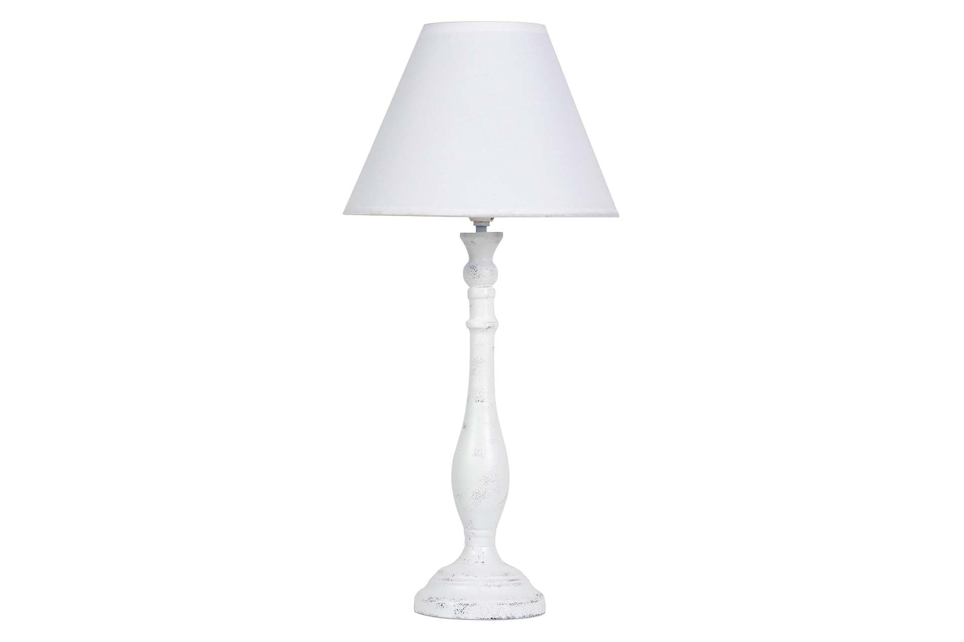 LAMPARA DE SOBREMESA METAL GRIS 23x23x49 CM - Min.2 uds