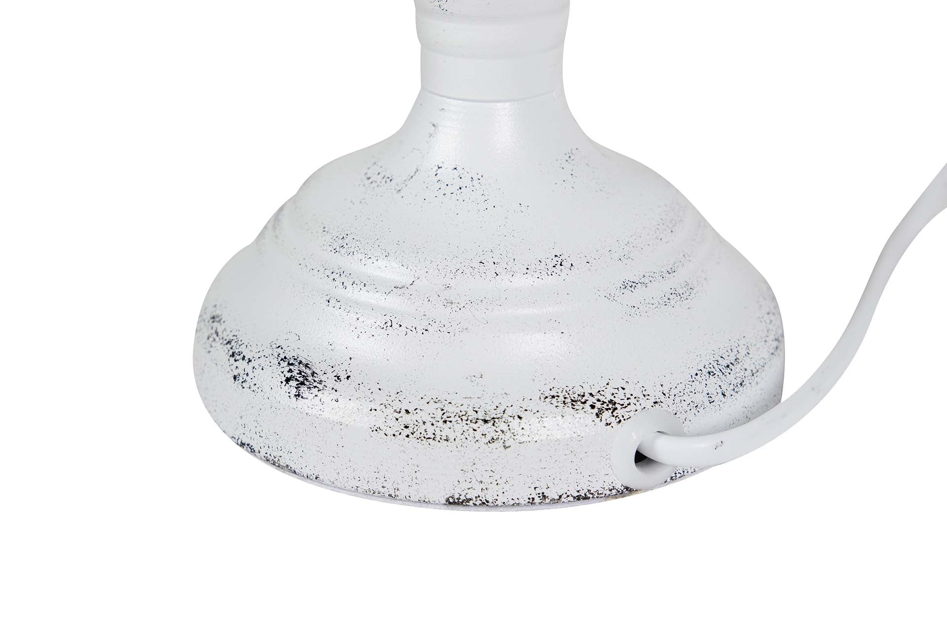 LAMPARA DE SOBREMESA METAL GRIS 23x23x49 CM - Min.2 uds
