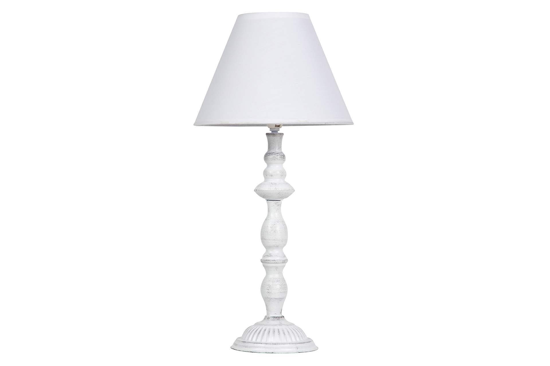 LAMPARA DE SOBREMESA METAL GRIS 23x23x50 CM - Min.2 uds