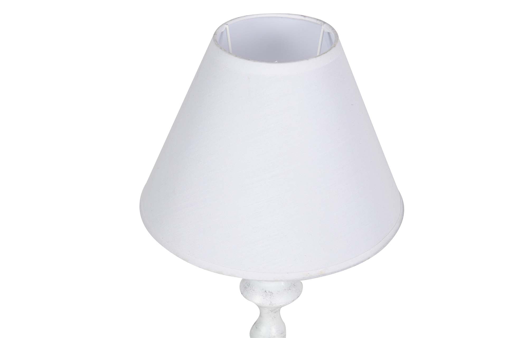 LAMPARA DE SOBREMESA METAL GRIS 23x23x50 CM - Min.2 uds