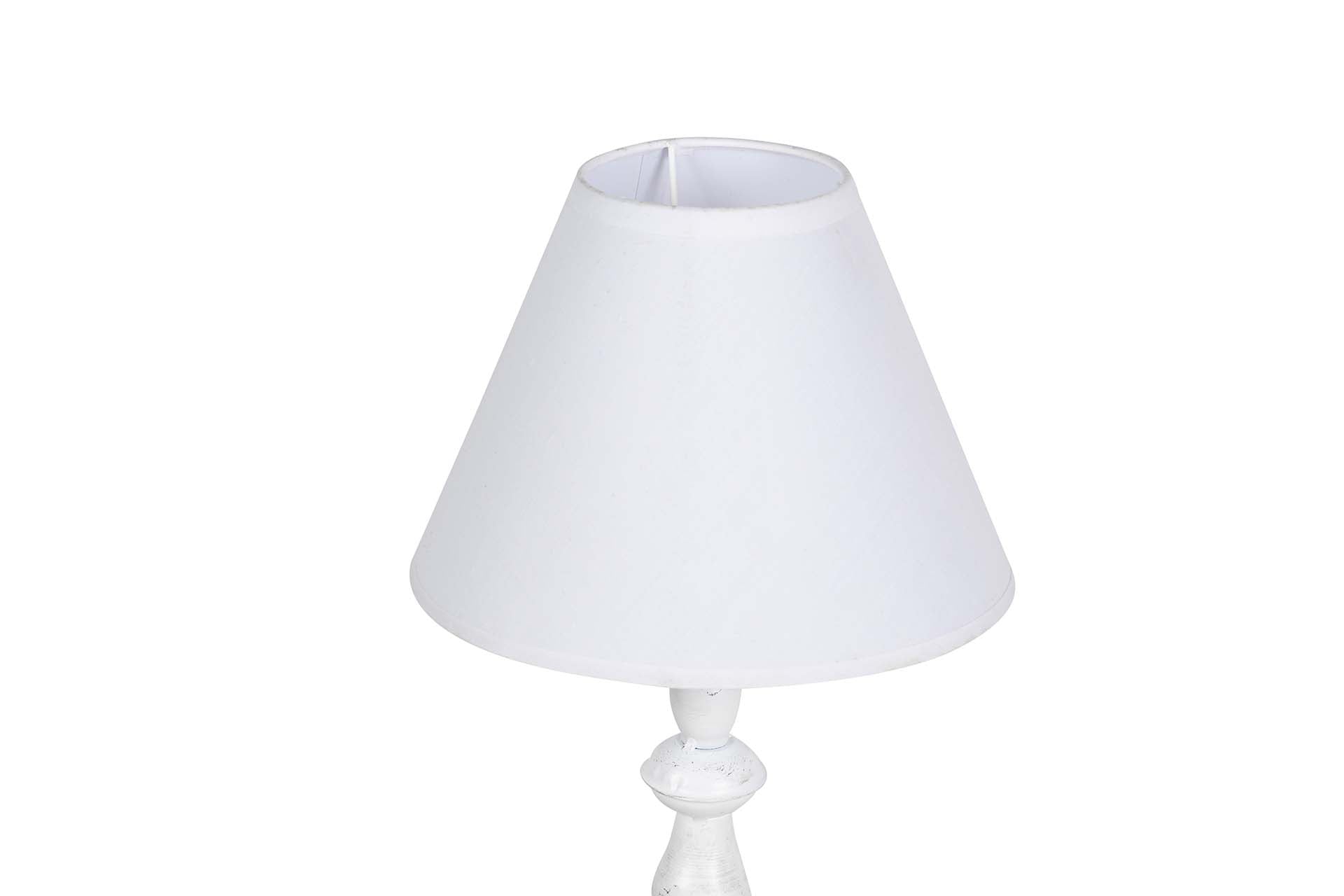 LAMPARA DE SOBREMESA METAL GRIS 23x23x50 CM - Min.2 uds