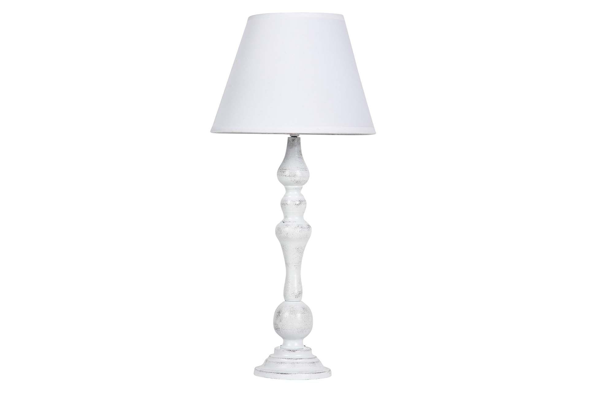 LAMPARA DE SOBREMESA METAL GRIS 23x23x53 CM - Min.2 uds