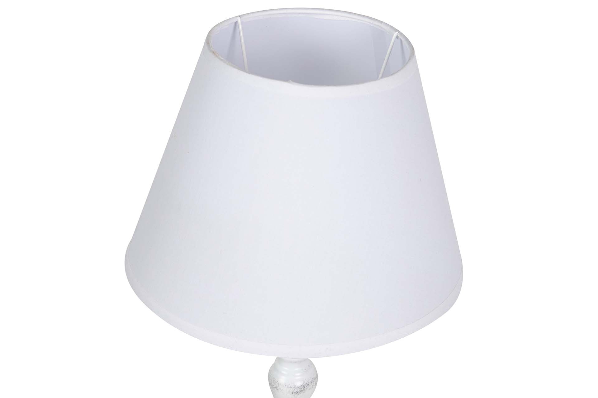 LAMPARA DE SOBREMESA METAL GRIS 23x23x53 CM - Min.2 uds