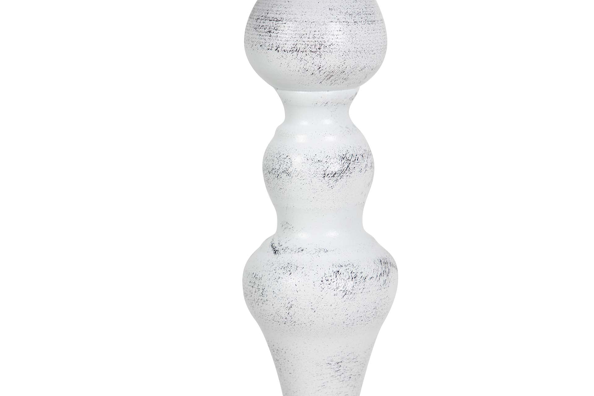 LAMPARA DE SOBREMESA METAL GRIS 23x23x53 CM - Min.2 uds