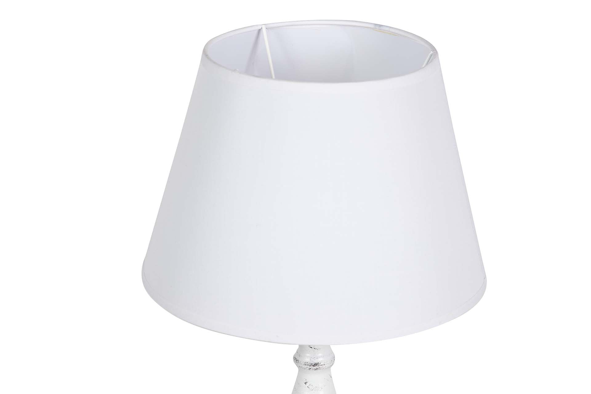LAMPARA DE SOBREMESA METAL GRIS 28x28x59 CM - Min.2 uds
