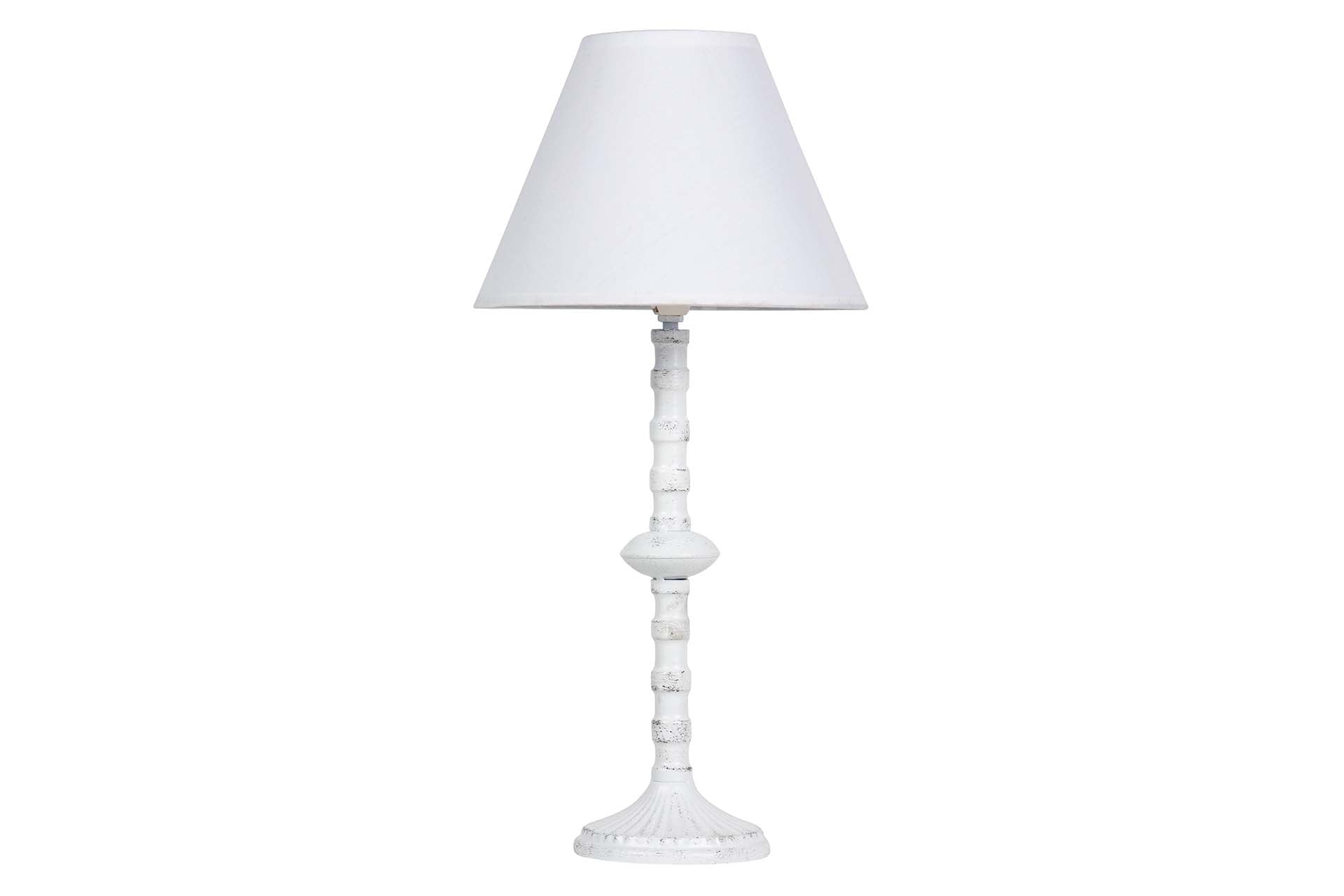 LAMPARA DE SOBREMESA METAL GRIS 23x23x48 CM - Min.2 uds