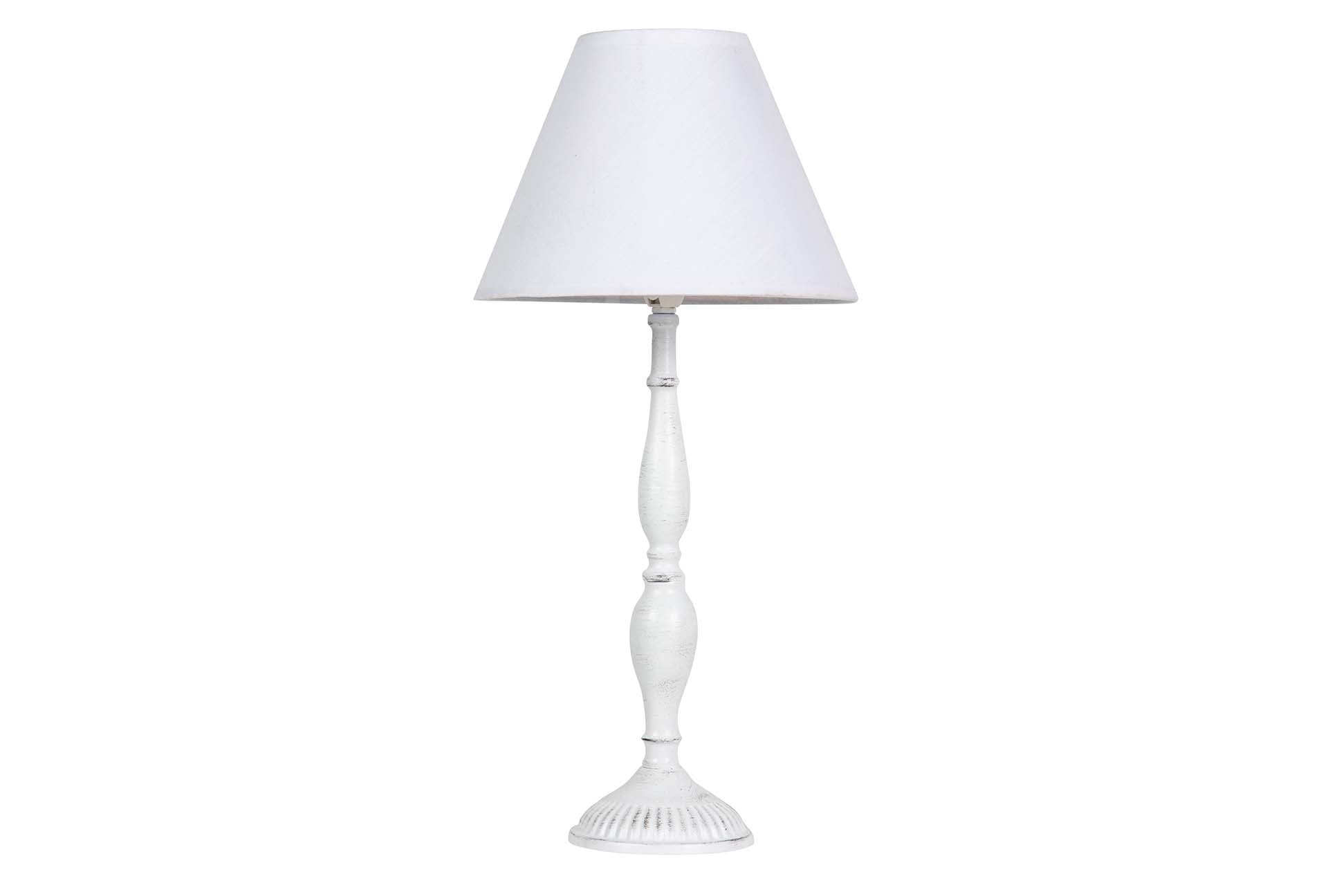 LAMPARA DE SOBREMESA METAL GRIS 23x23x49 CM - Min.2 uds