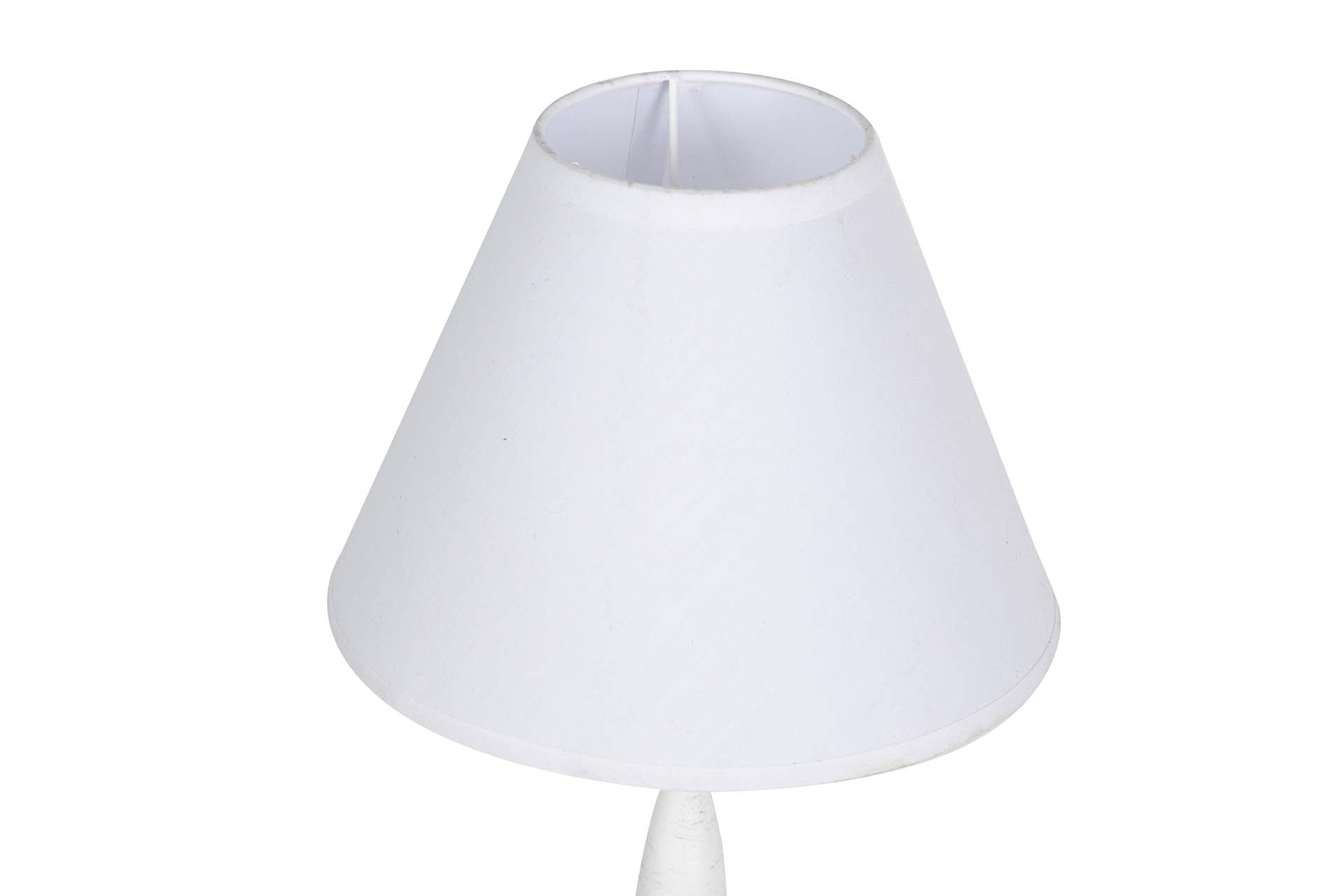 LAMPARA DE SOBREMESA METAL GRIS 23x23x49 CM - Min.2 uds