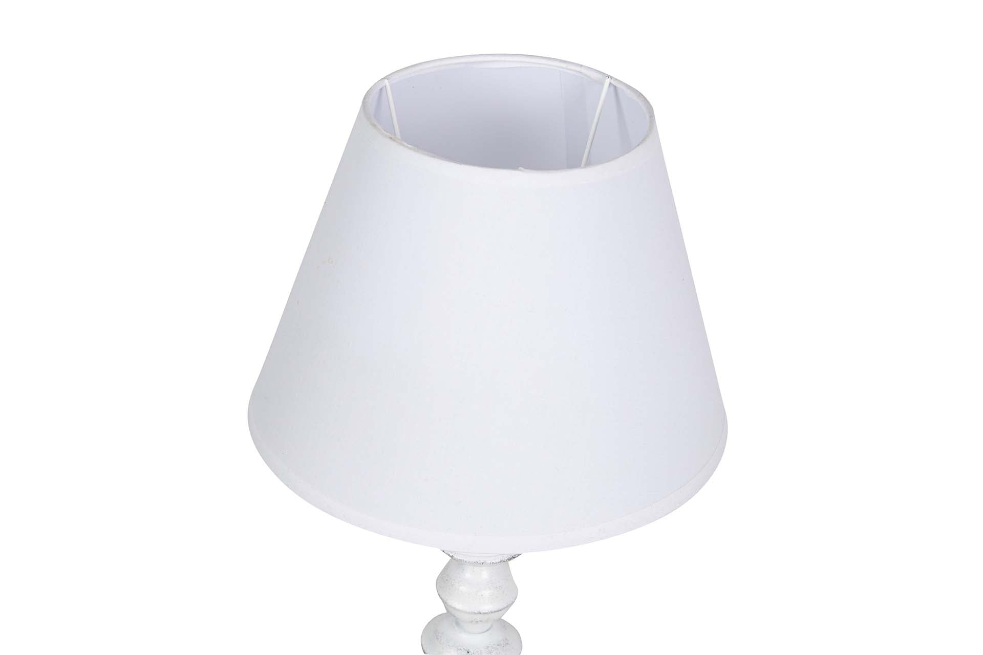 LAMPARA DE SOBREMESA METAL GRIS 25x25x50 CM - Min.2 uds