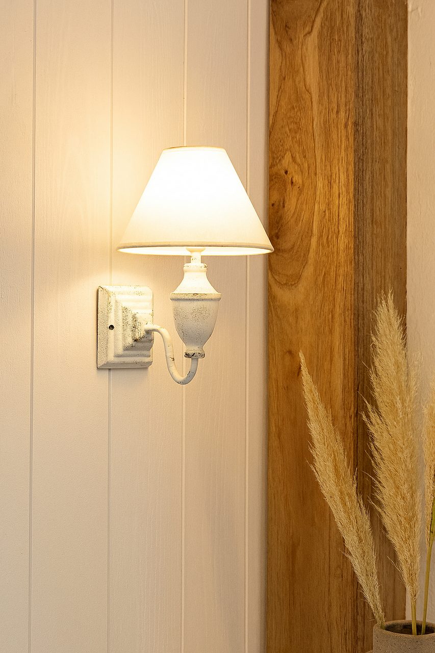 APLIQUE DE PARED METAL GRIS 20x27x30 CM - Min.2 uds