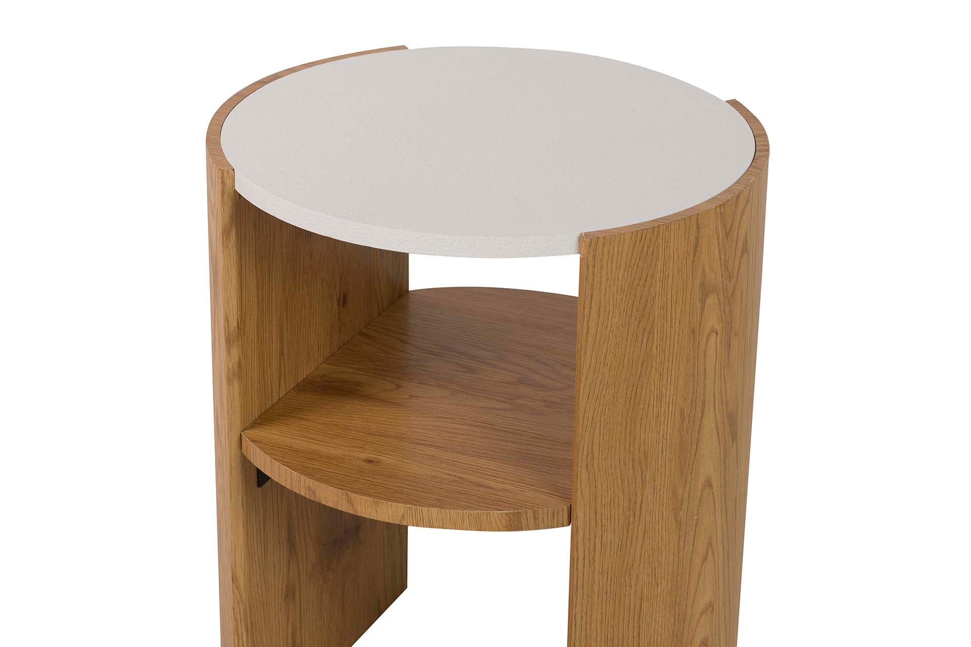 SET 2 MDF TABLES 60x60x40 / 40x40x48 CM