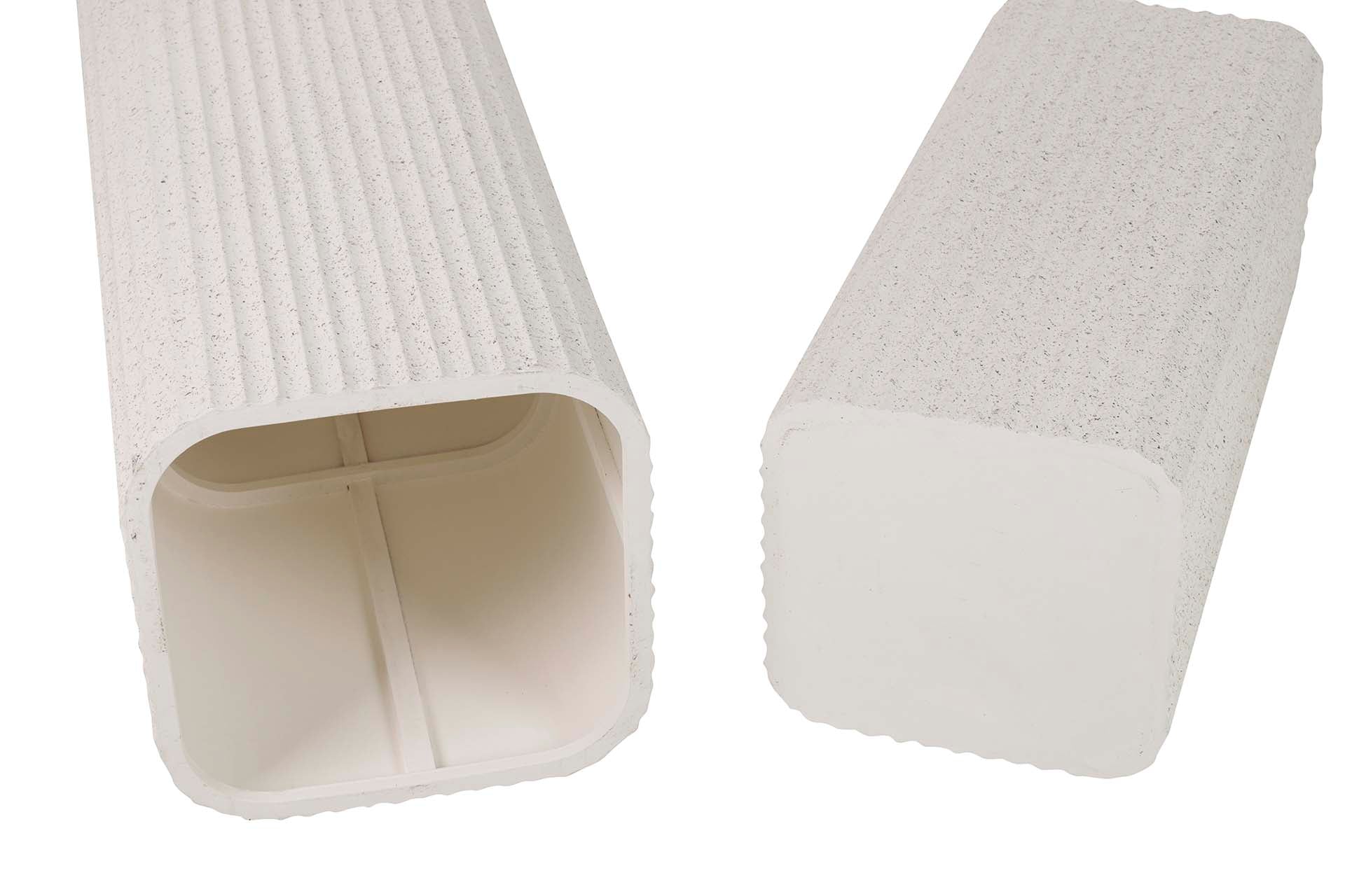 SET 2 MDF PEDESTALS 36x36x81 31x31x66 CM