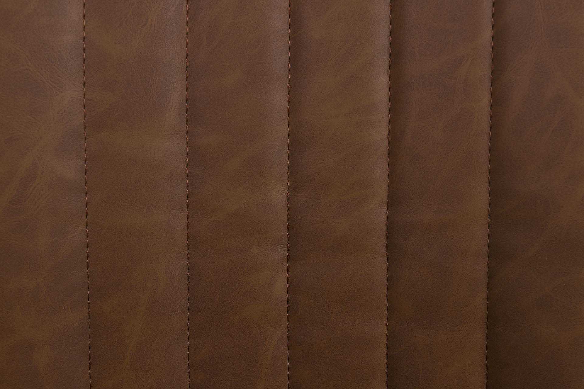 SILLA METAL PU MARRON 48x56x80 CM - Min.2 uds