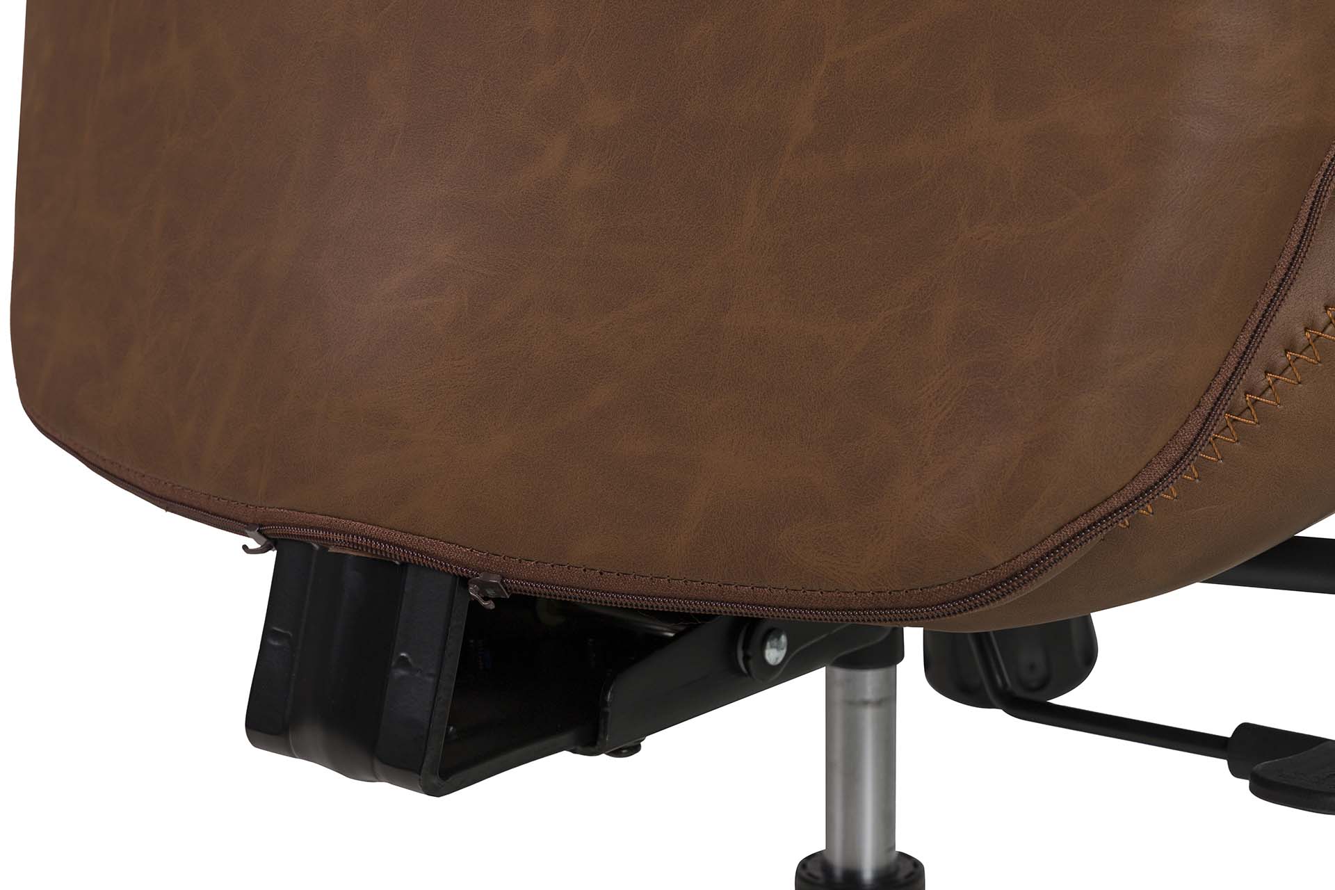 CADEIRA DE ESCRITÓRIO AJUSTÁVEL MARROM 71x65x112/120 CM