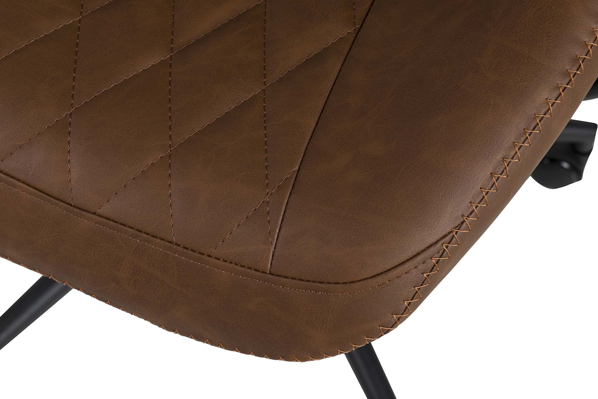 ADJUSTABLE BROWN DESK CHAIR 71x65x112/120 CM