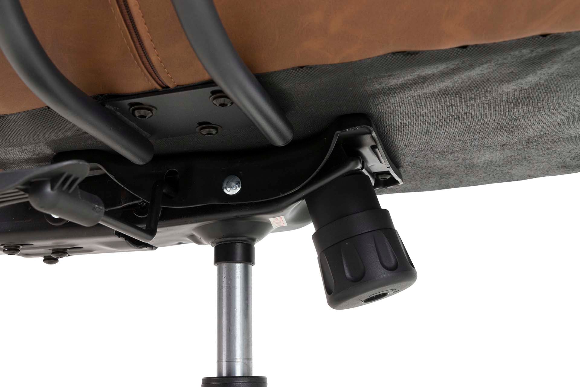 ADJUSTABLE BROWN DESK CHAIR 71x65x112/120 CM