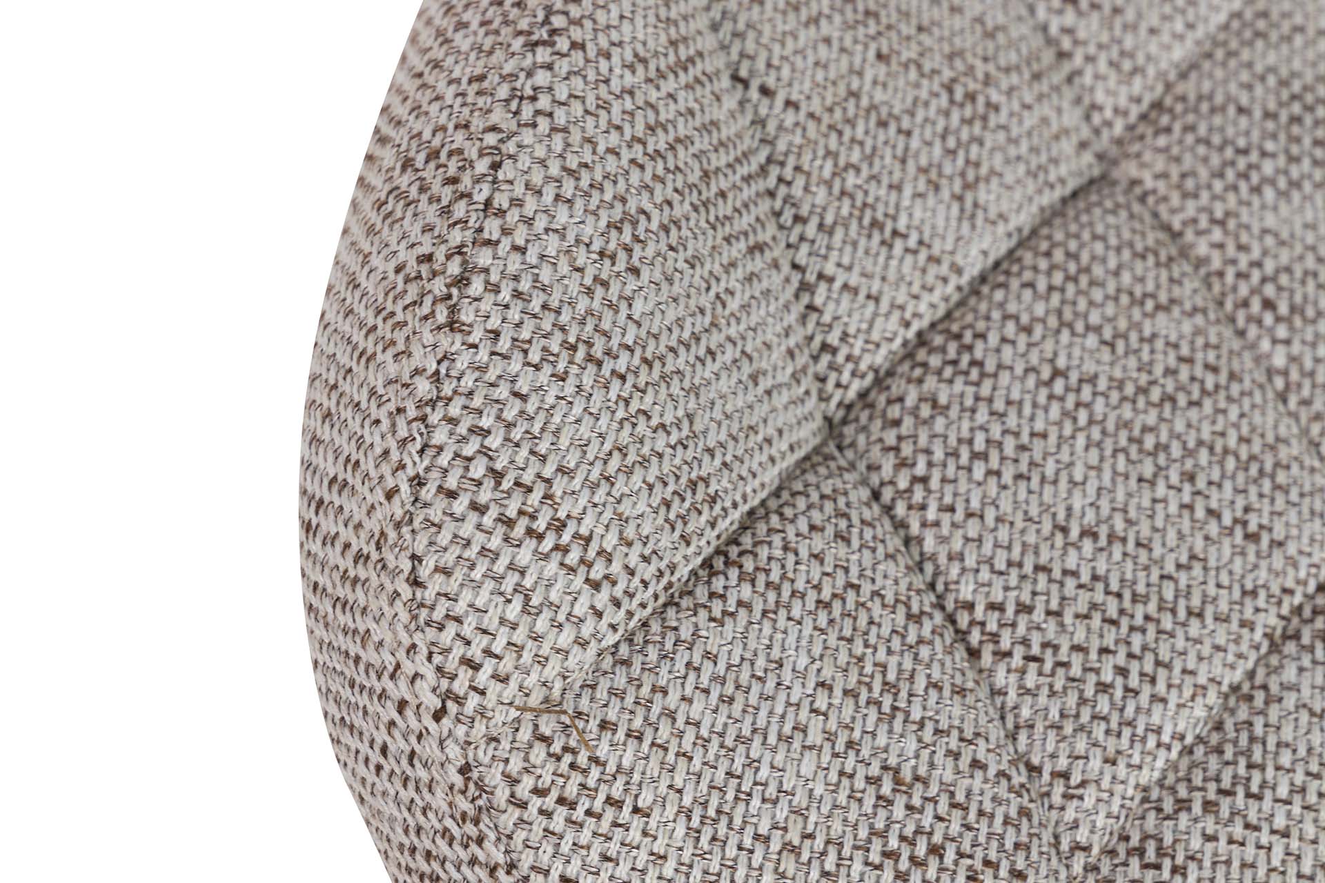 BEIGE CHENILLE METAL CHAIR 47x55x72 CM - Min.2 units