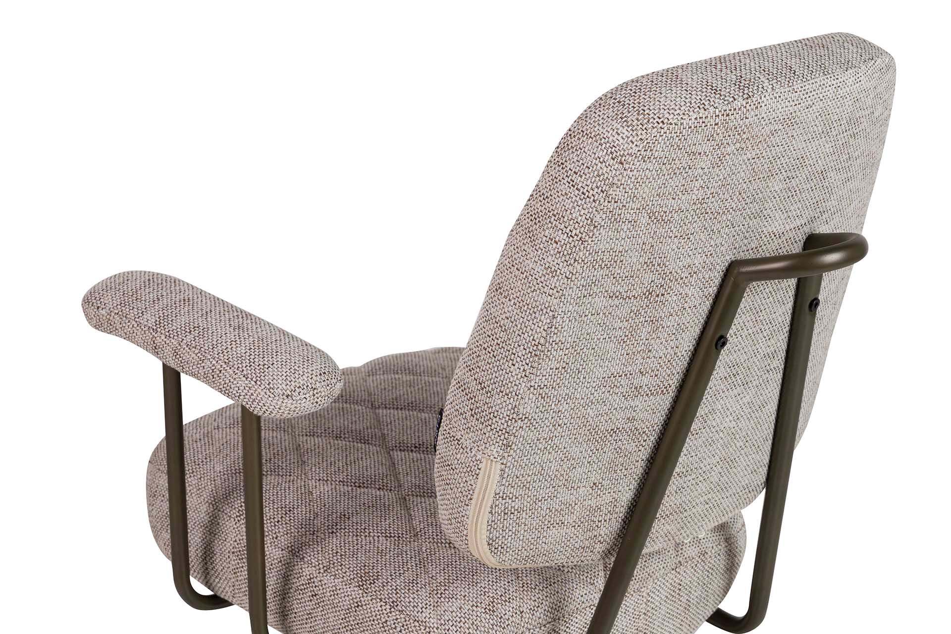 SILLA ESCRITORIO REGULABLE CHENILLA 65x68x97/103CM